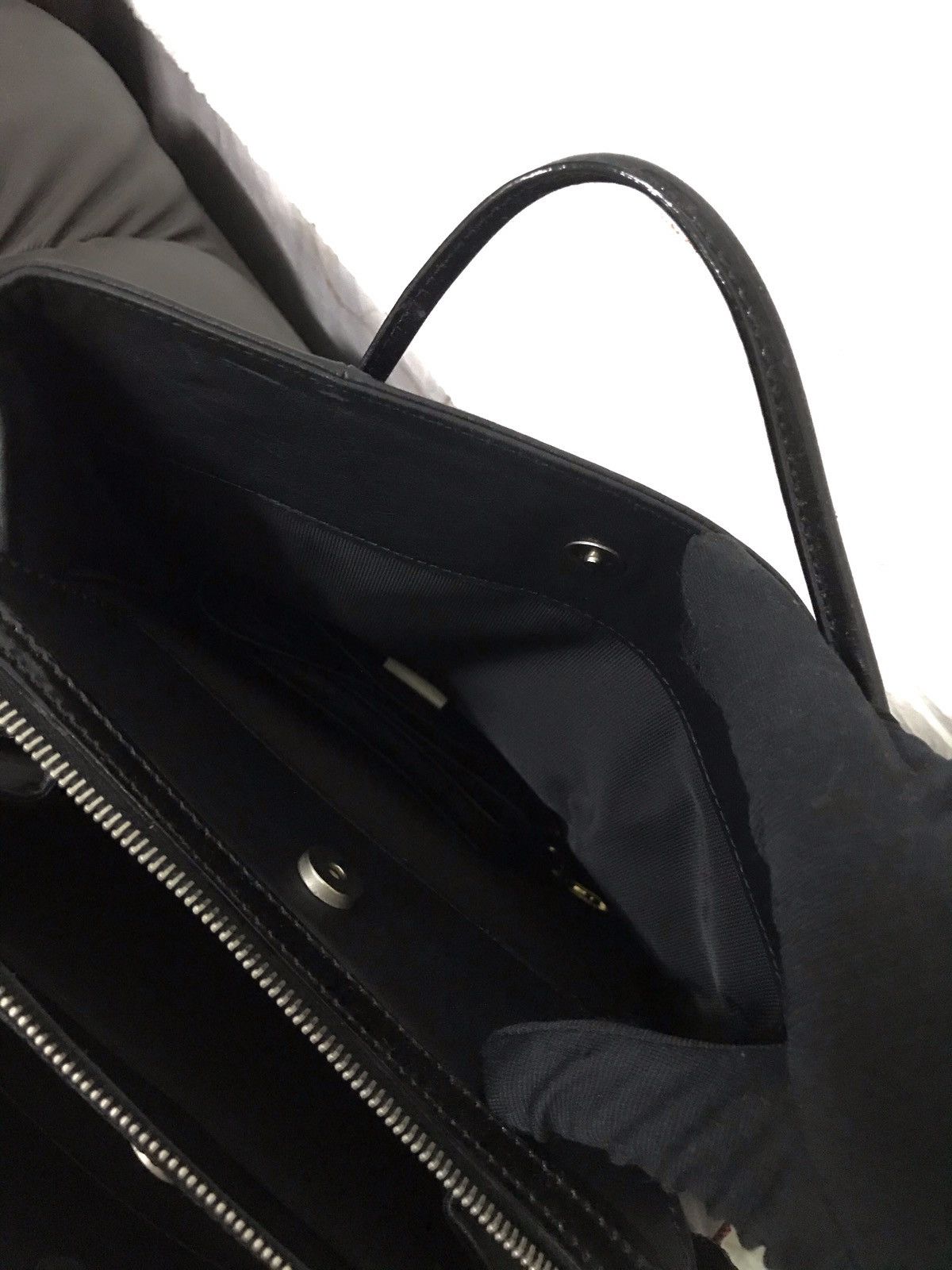Authentic Courreges Paris Leather Hand Shoulder Bag - 12