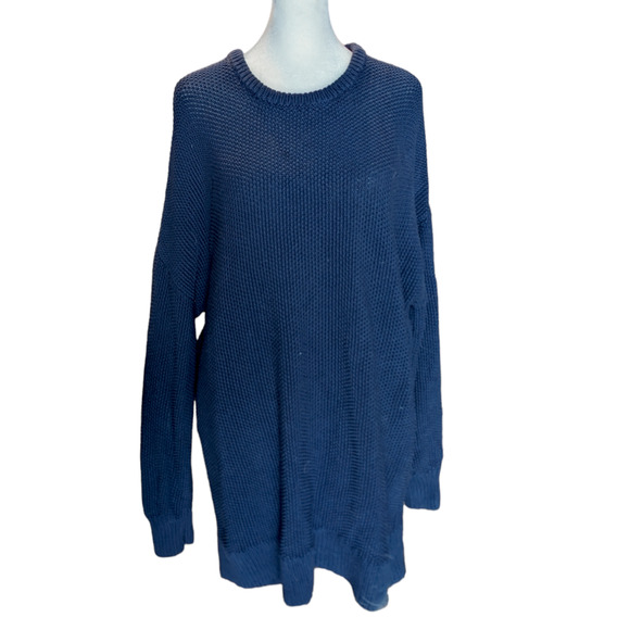 Old Navy Tunic Length Knit Lost At Sea Navy XL Tall - 3