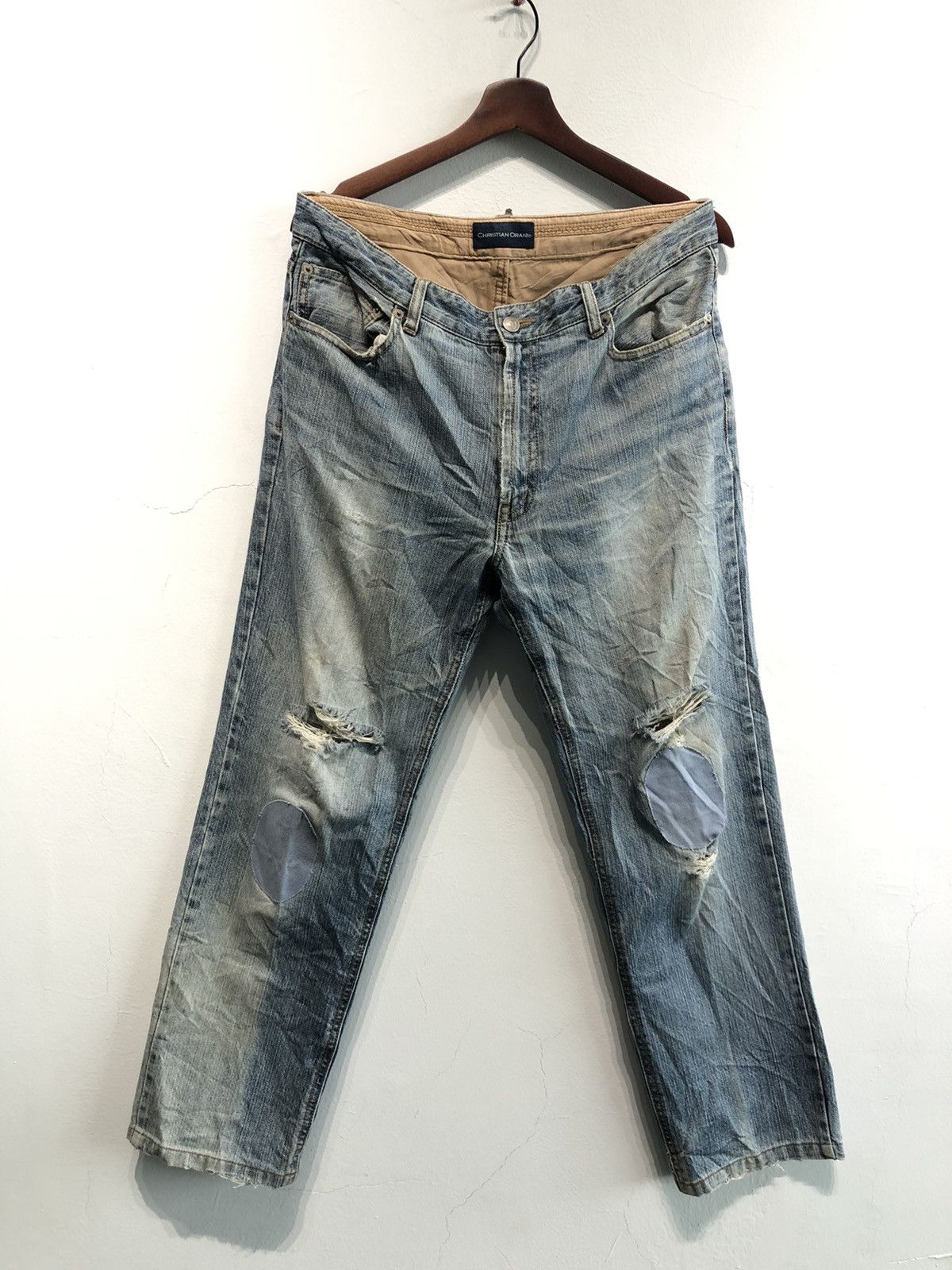 Vintage - Christian Orani Distressed Denim - 1