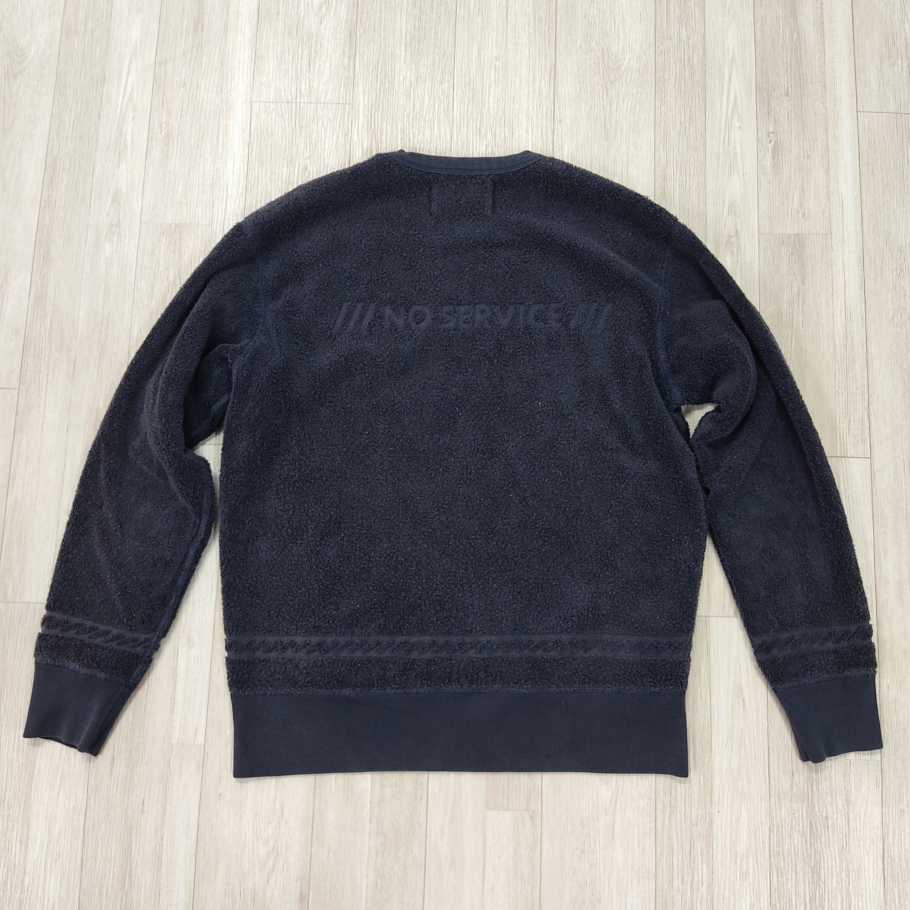 OUR LEGACY //NO SERVICE// Deep Pile Crewneck Sweatshirt - 10