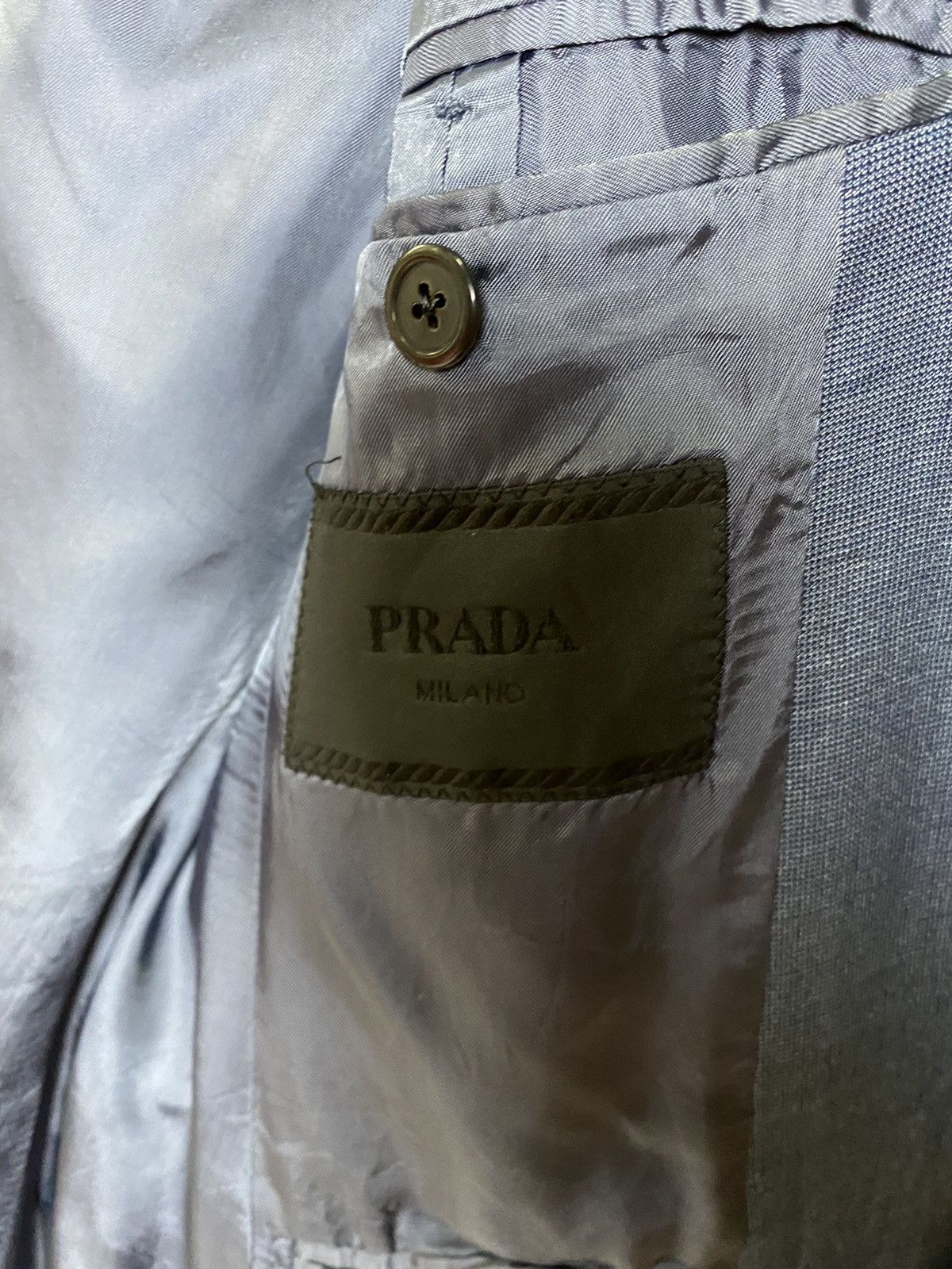 PRADA Single Breasted Suit Blazer 44R Men's - 8