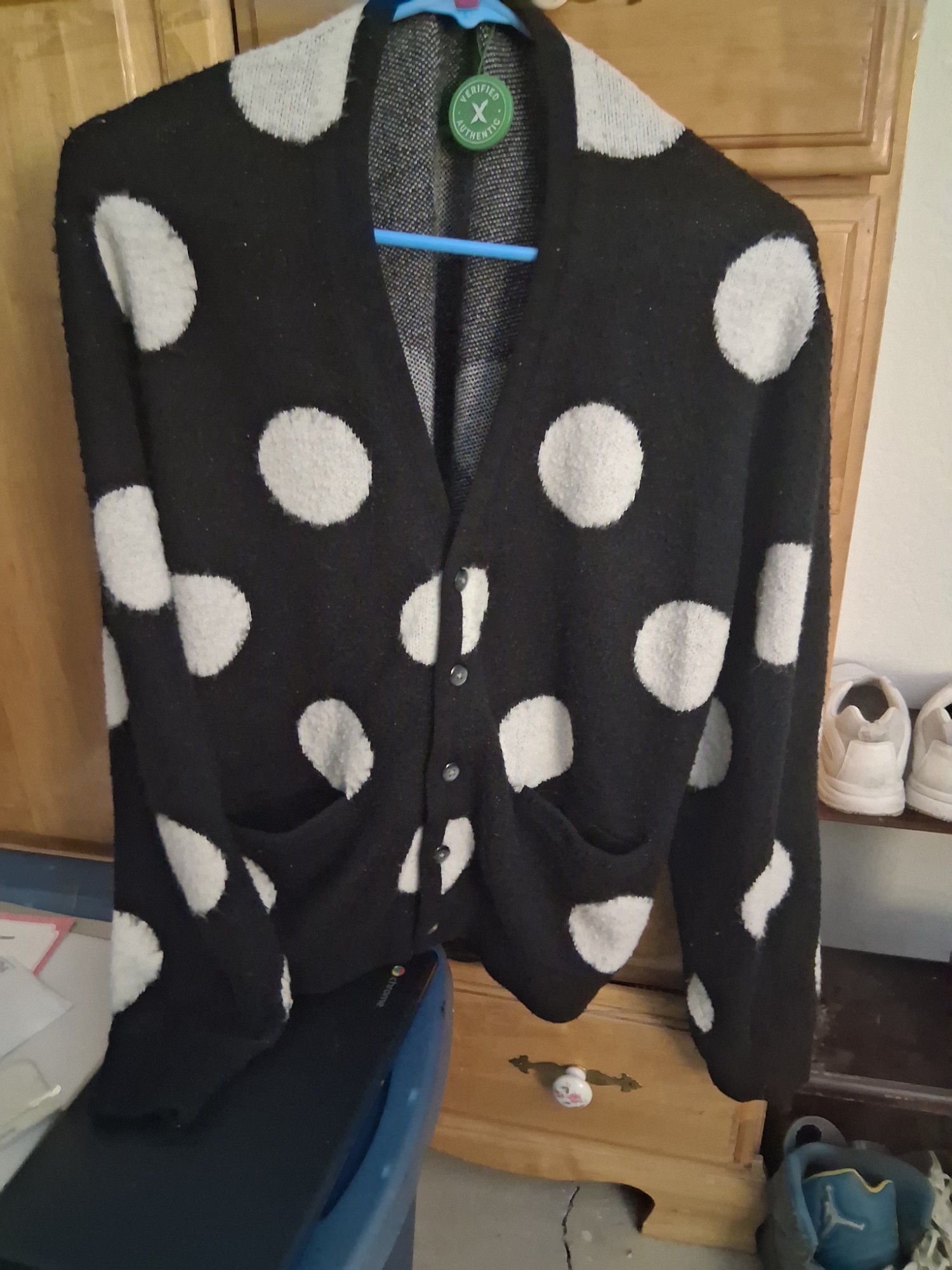 S*e様 Supreme Brushed Polka Dot Cardigan Supreme - Brushed Polka Dot Cardigan - UG.SHAFT