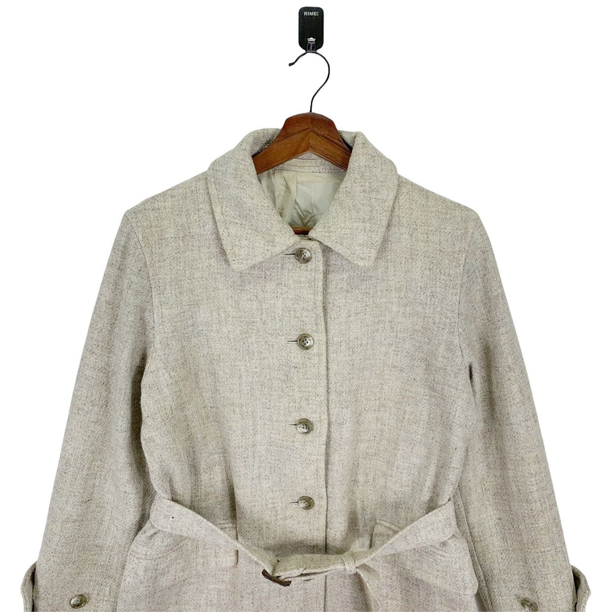 Vintage Margaret Howell X Harris Tweed Belt Jacket - 5