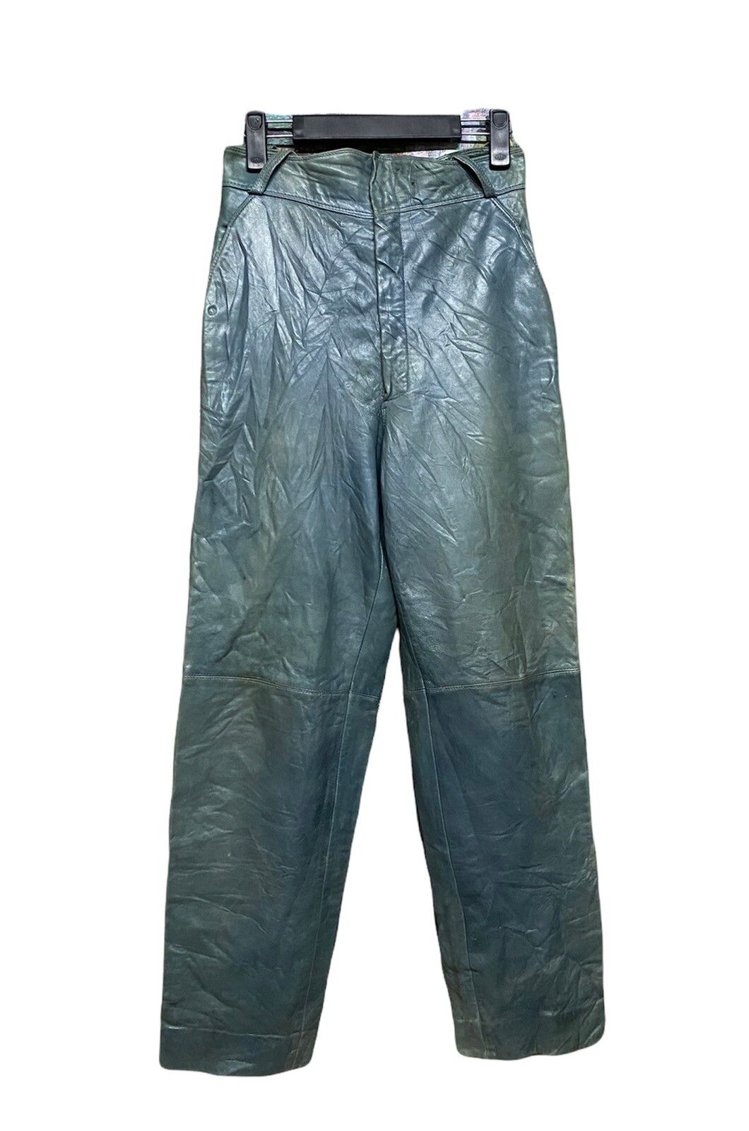 Vtg🍏Gianni Versace Leather Pants - 1