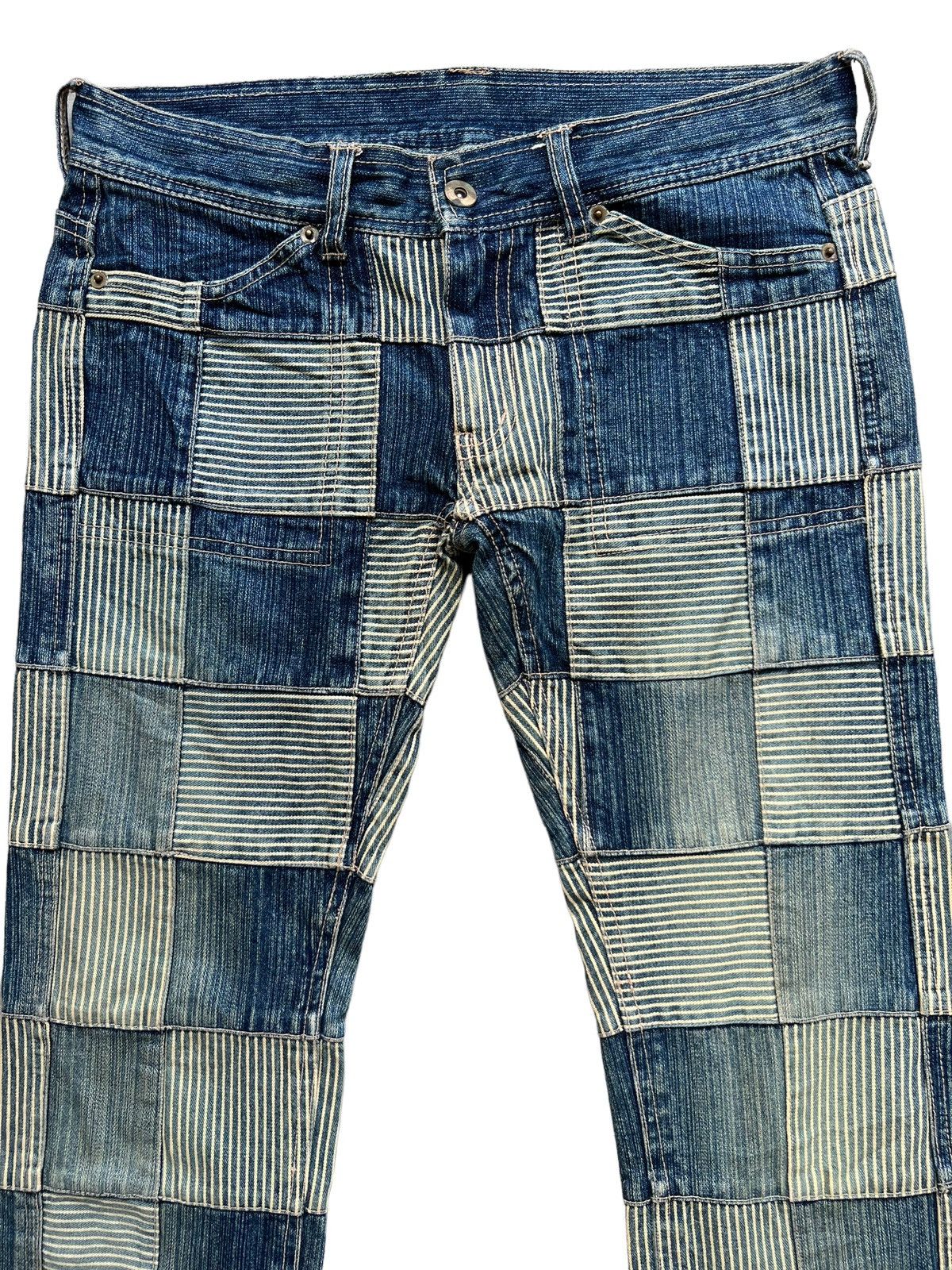 Japanese Brand Inspired by Kapital Patchwork Jeans 31x28.5 - 4