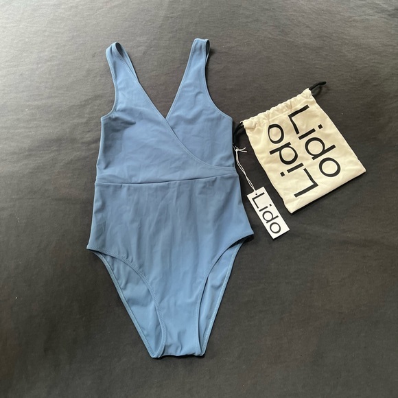 Lido Trentaquattro Blue One Piece Swimsuit Italy - 5