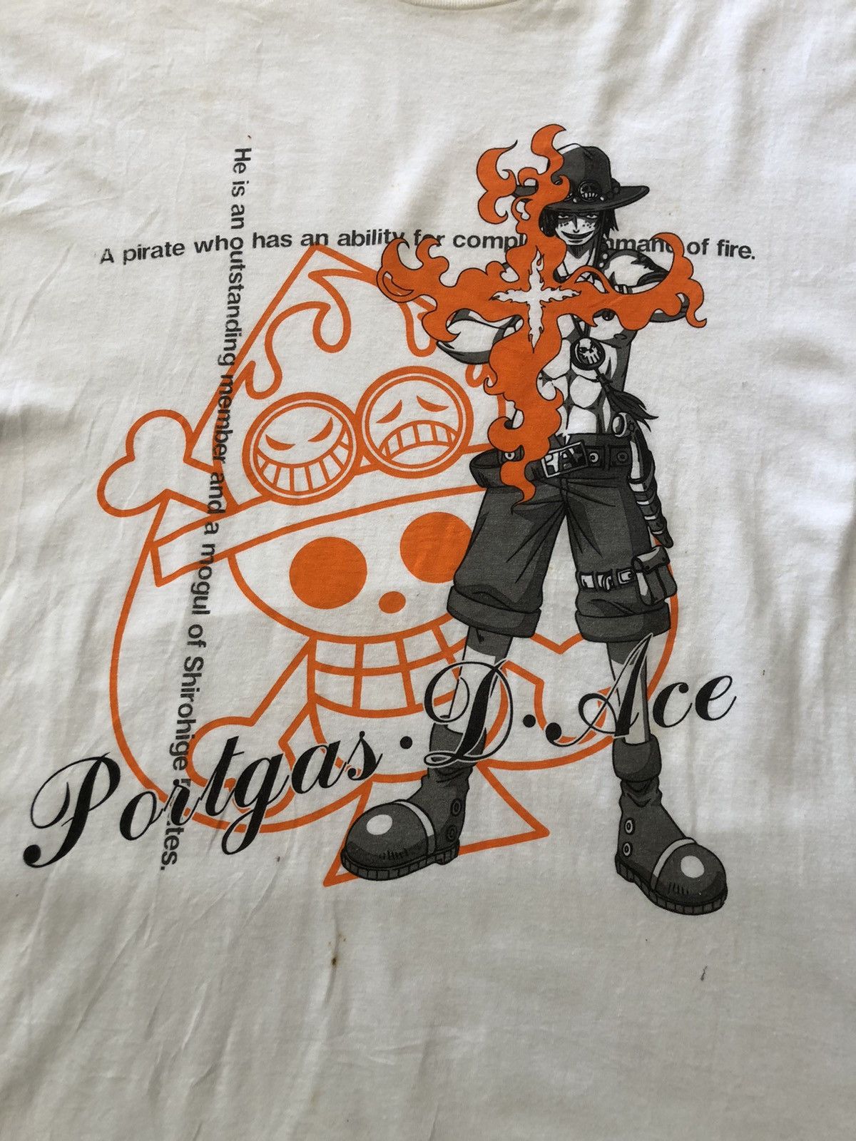 MUST GONE❌ Fullprint Portgas D’Aces One Piece sz M - 2