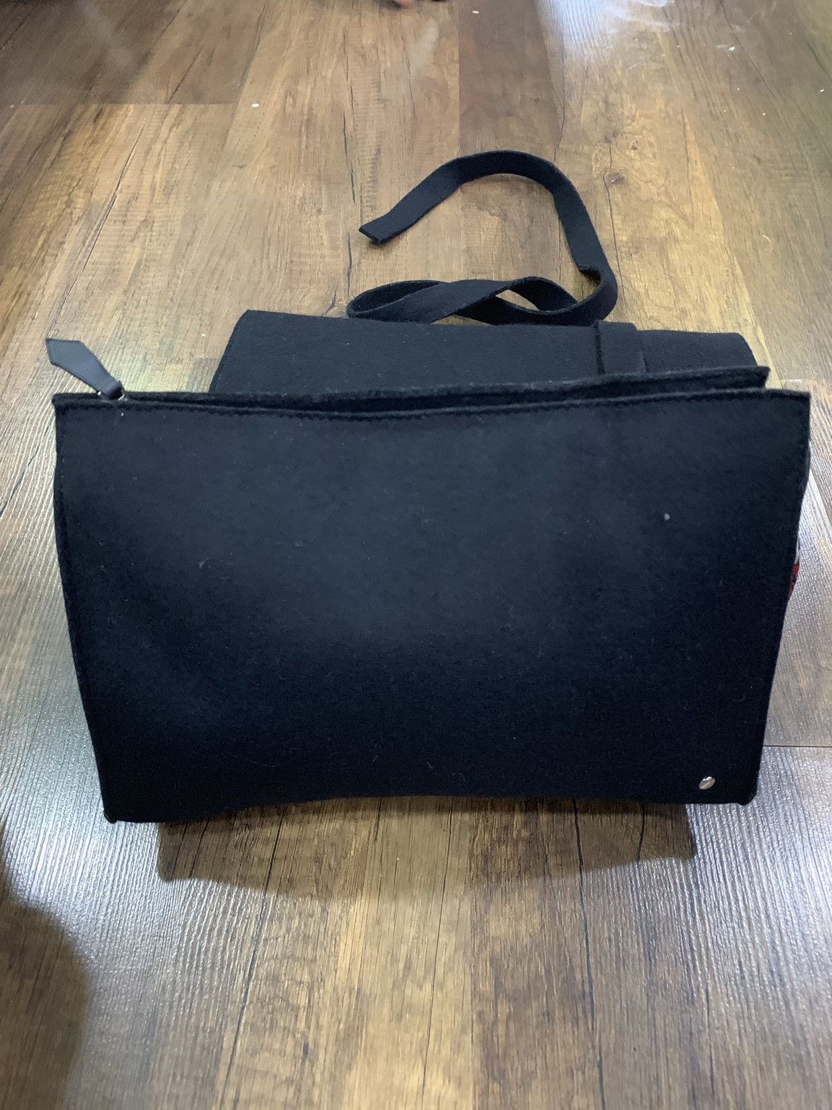 Authentic HERMES felt wool clucth bag - 12