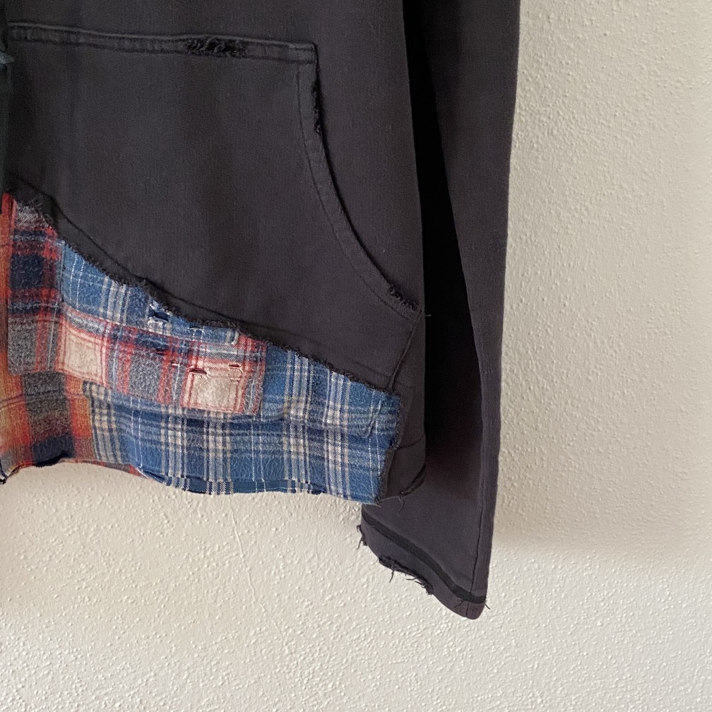 50/50 Mixed Plaid Hoodie - 3