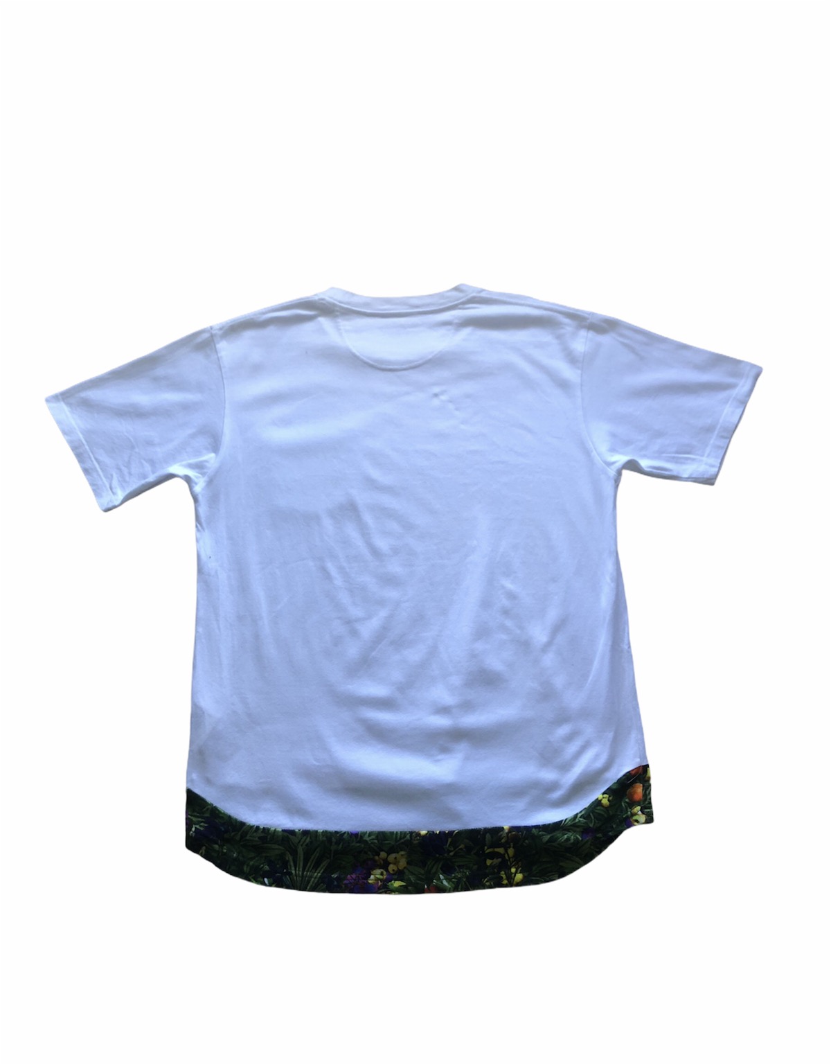 Attached Fabric Floral motif Pocket t shirt - 5