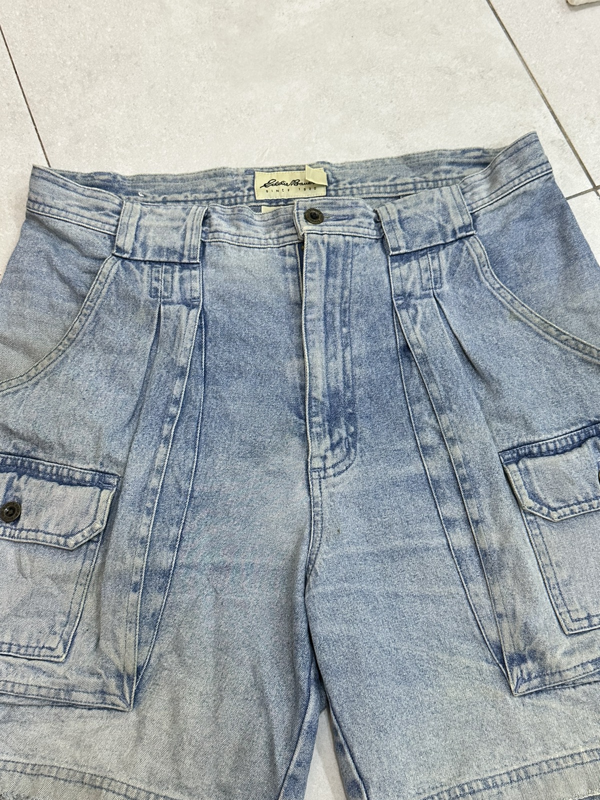 Vintage - Vintage Eddie Bauer Short Pants Denim - 5