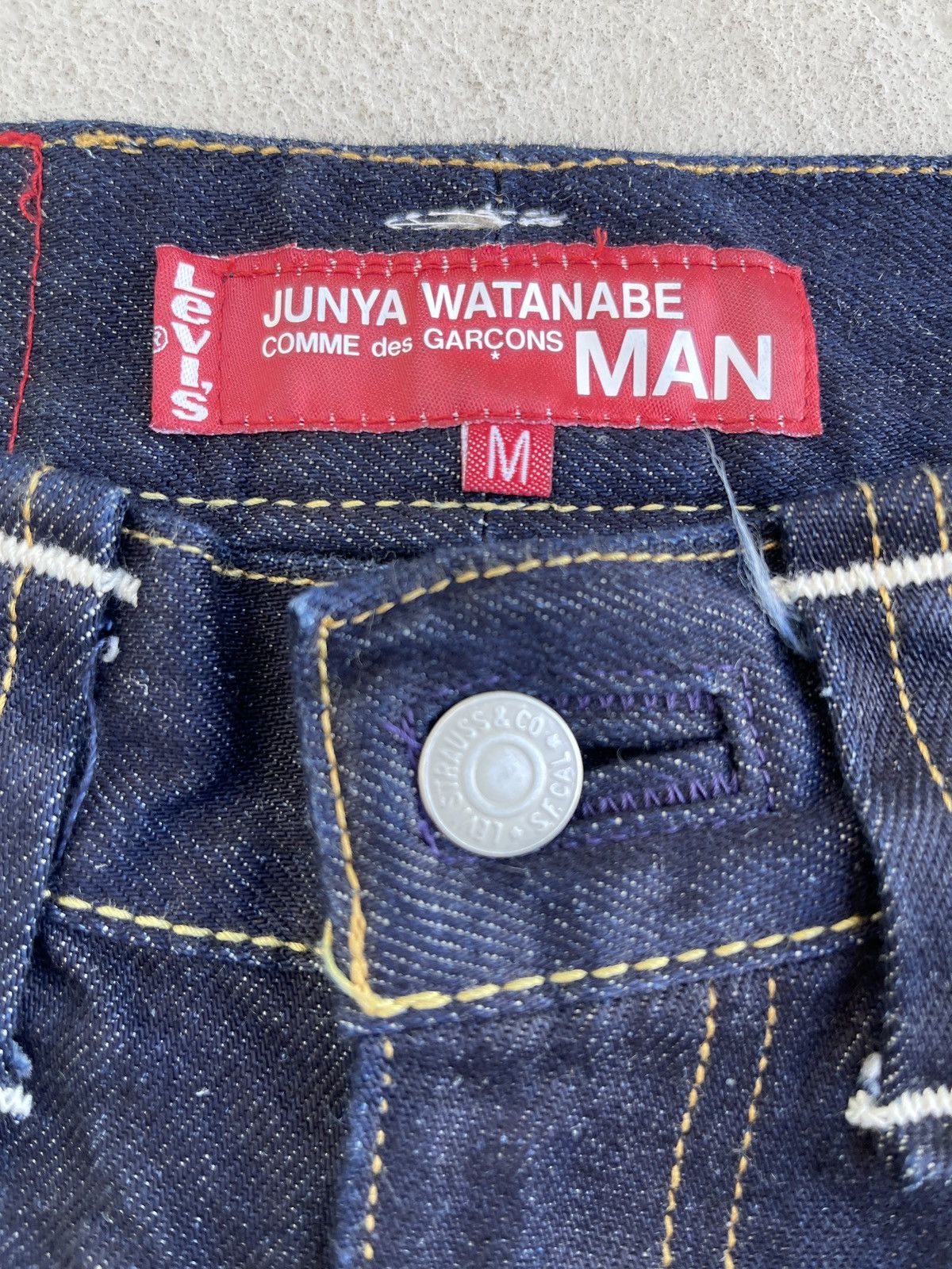 Vintage 2010s Junya Watanabe x Levi's Cropped Jeans - 5