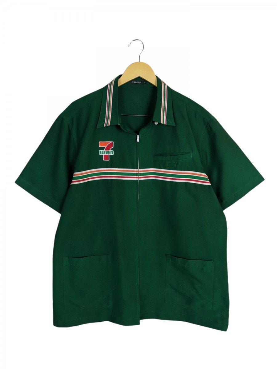 Streetwear - Vtg 7 Eleven Japan Store Staff Short Sleeve Shirt - 2