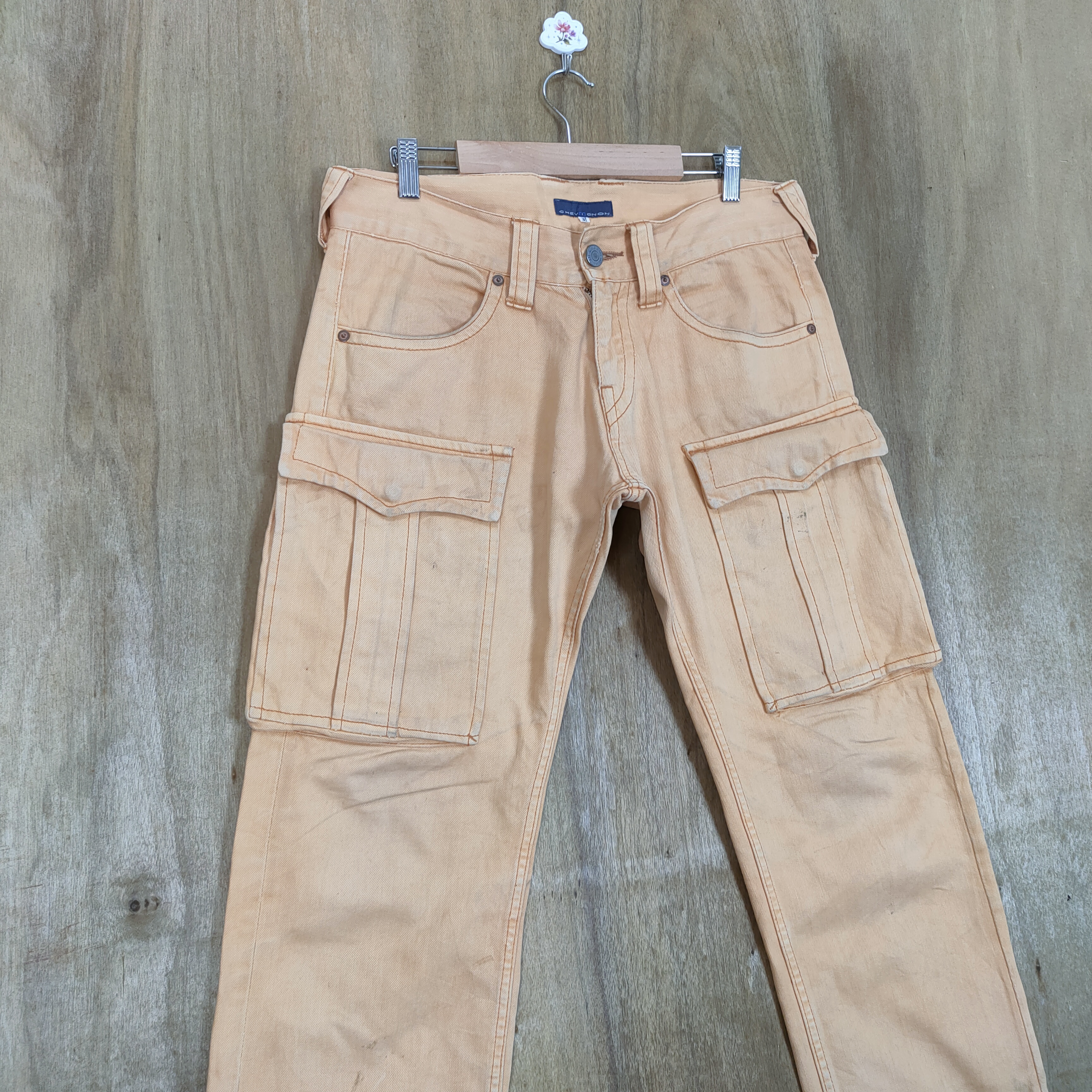 Vintage - VINTAGE CHEVIGNON FADED CARGO PANTS - 4