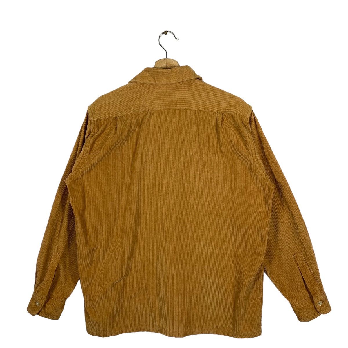 Vintage Nepenthes Corduroy Shirt M Size Brown Colour - 11