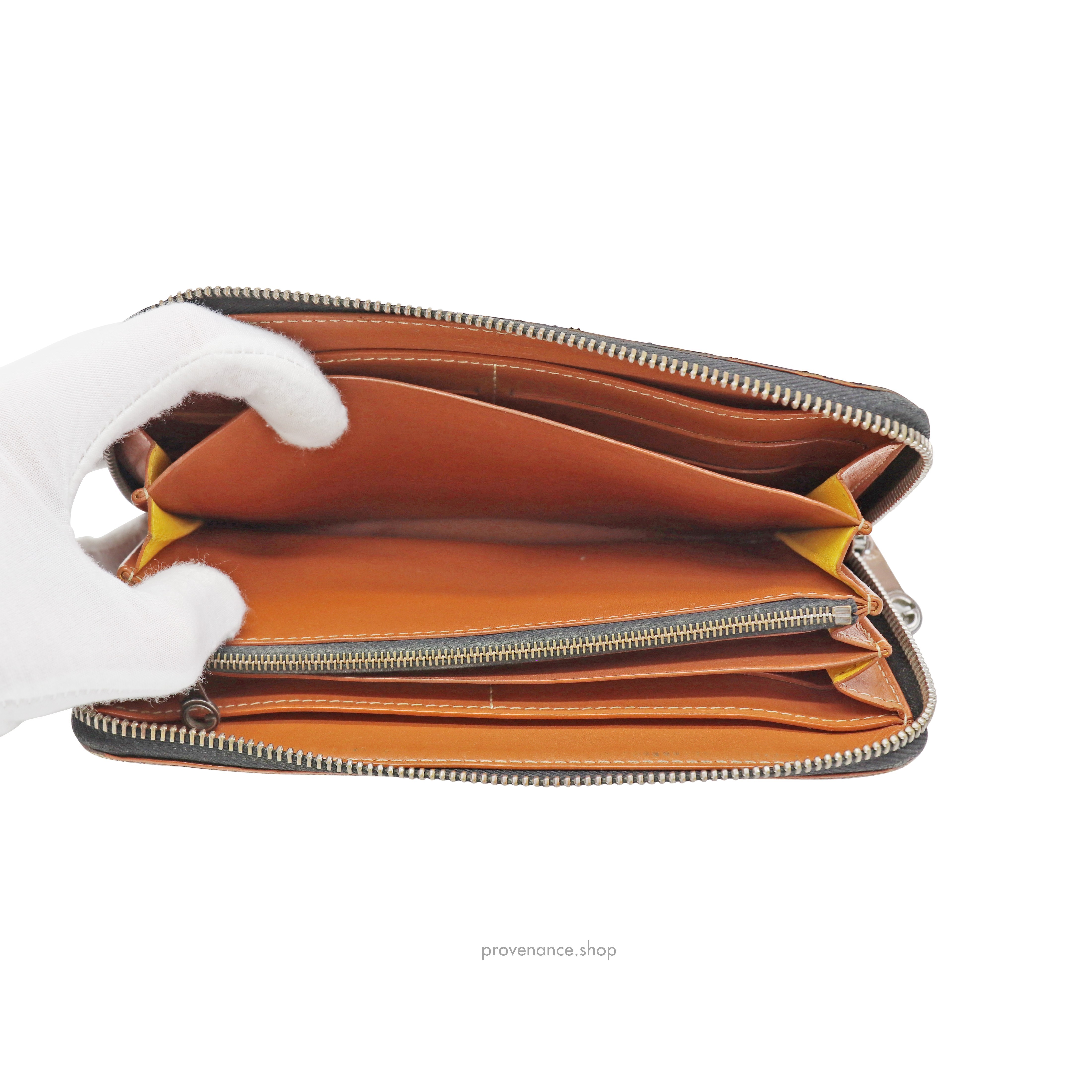 Goyard Matignon Long Wallet - Black/Tan - 9