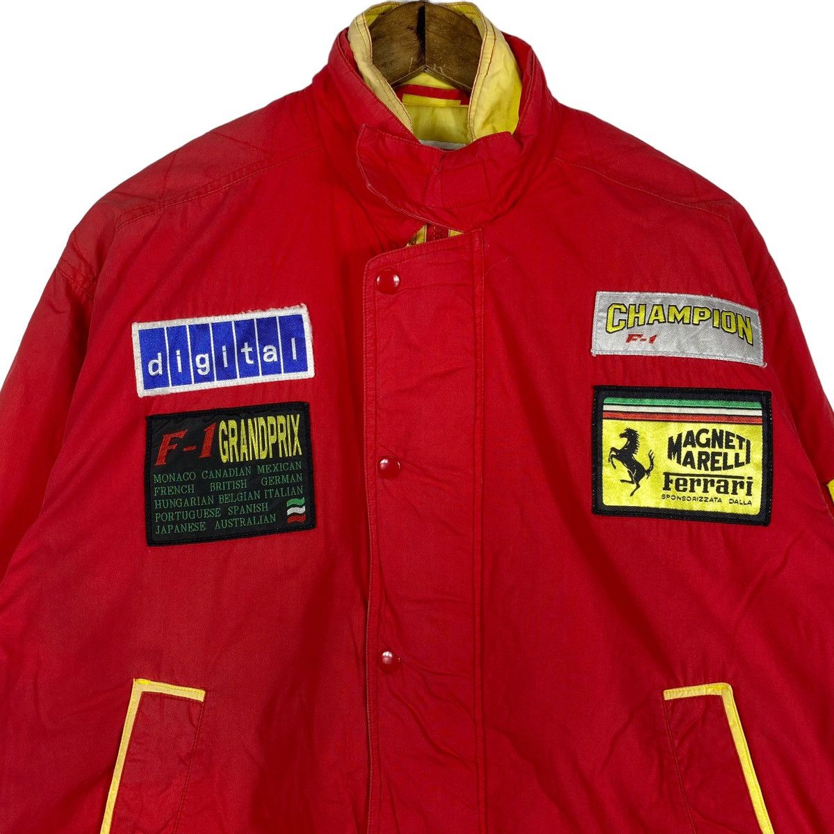 Vintage 90s Magneti Marelli Ferrari Bomber Jacket - 6