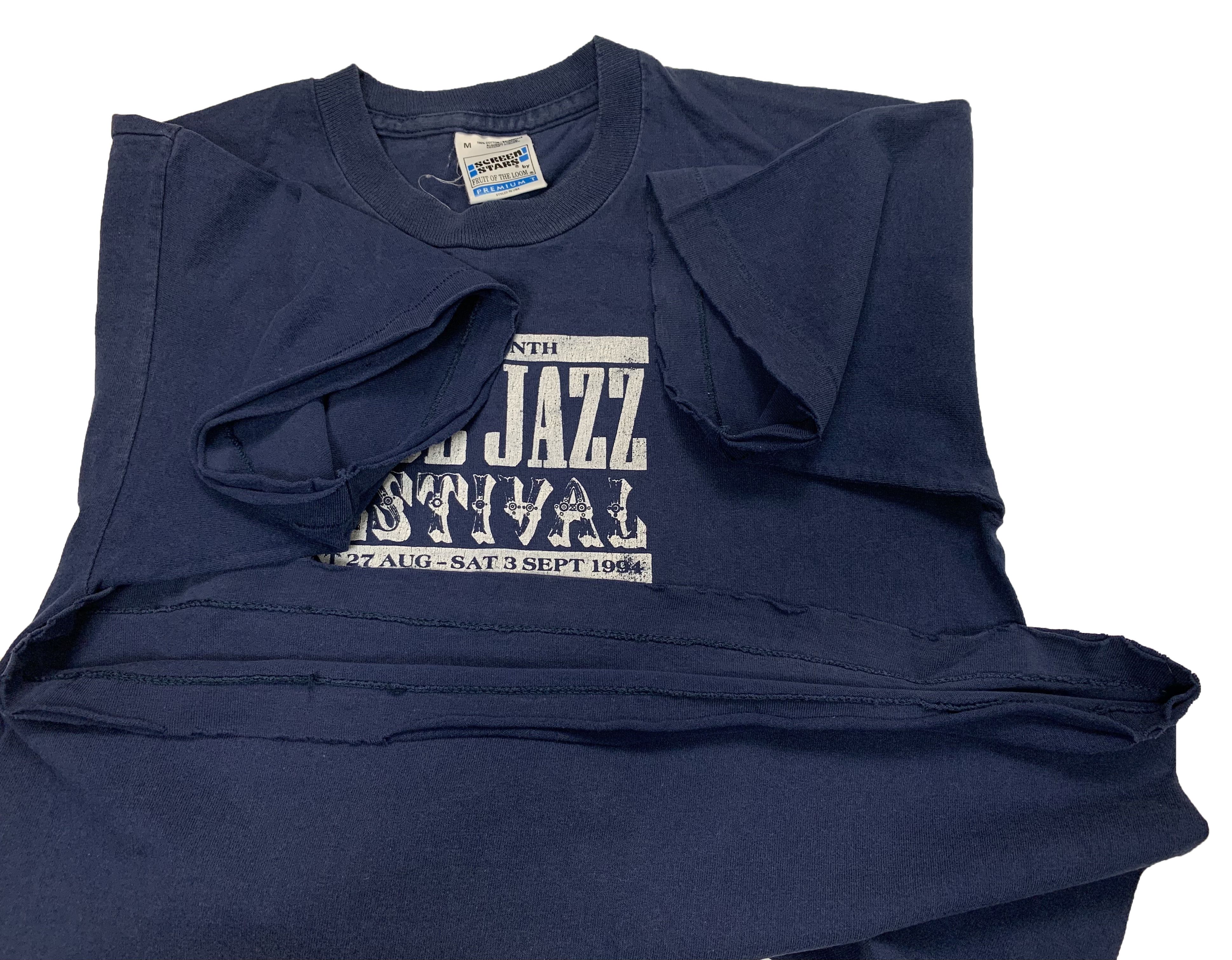 Vintage Bude Jazz Festival 1994 T ShirtSize M Single Stitch Shirt Distressed T-Shrit Men Shirt Women Shirt 90s Jazz Shirt - 5