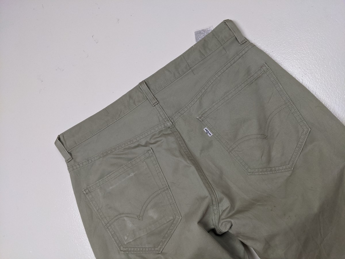 Green - White Tab Khakis Chinos Slack Pant Trouser Bottom - 9