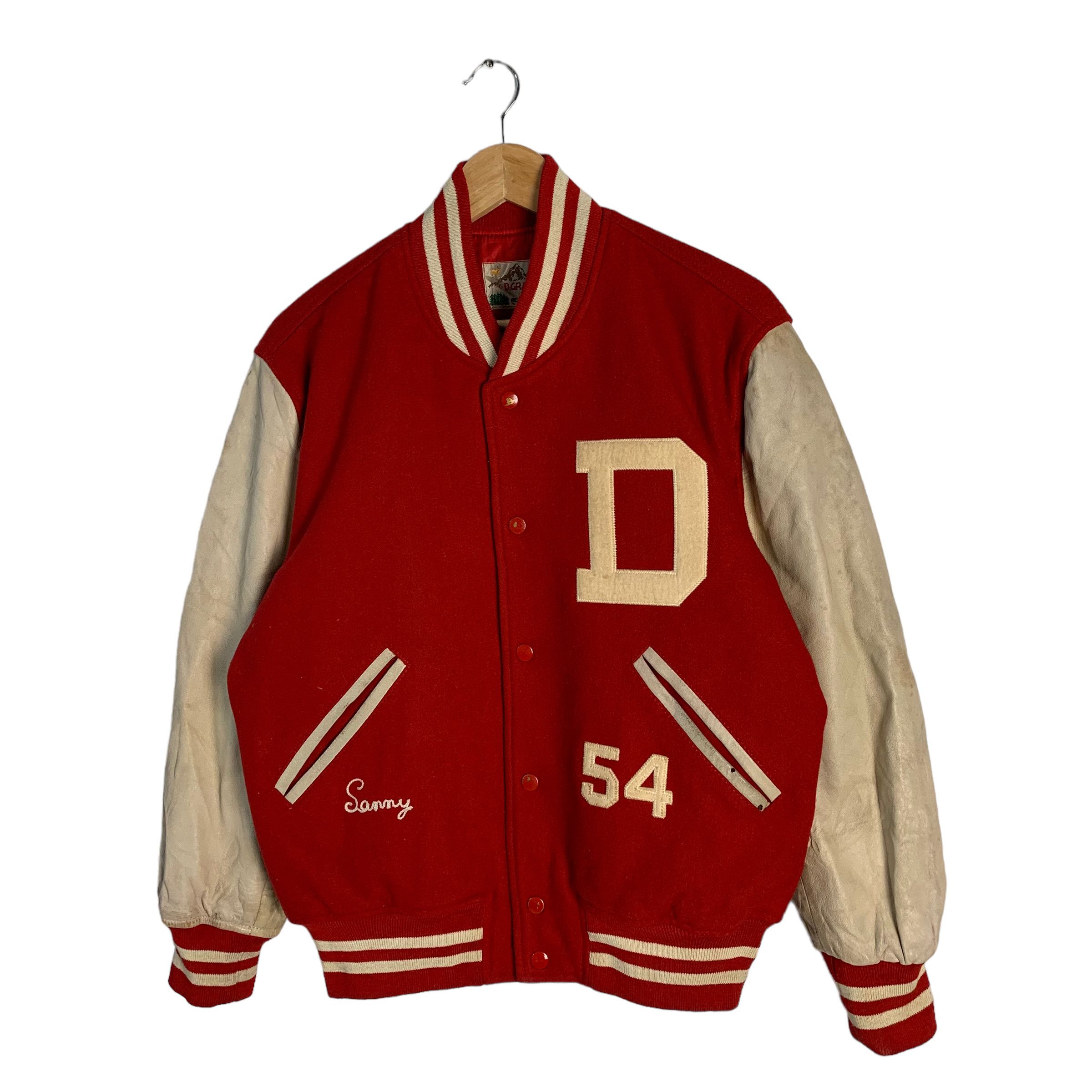 Japanese Brand - D. Grace Calif Hockey Varsity Jacket - 8