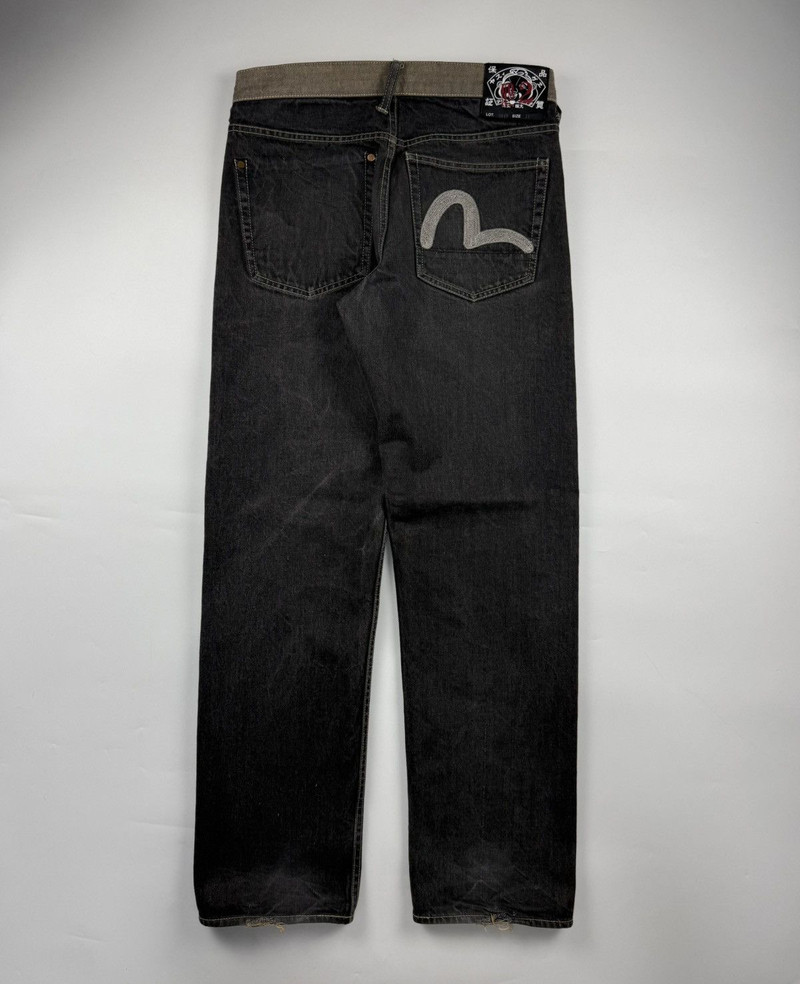 Evisu Lot 0049 Embroidered Seagull Reversible Jeans - 1