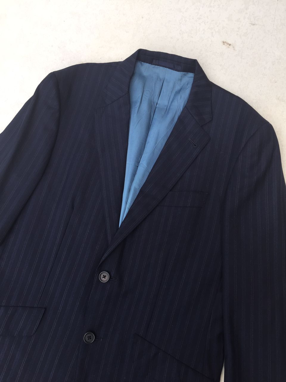 Paul Smith Loro Piana Blazer Suit stripe navy - 4