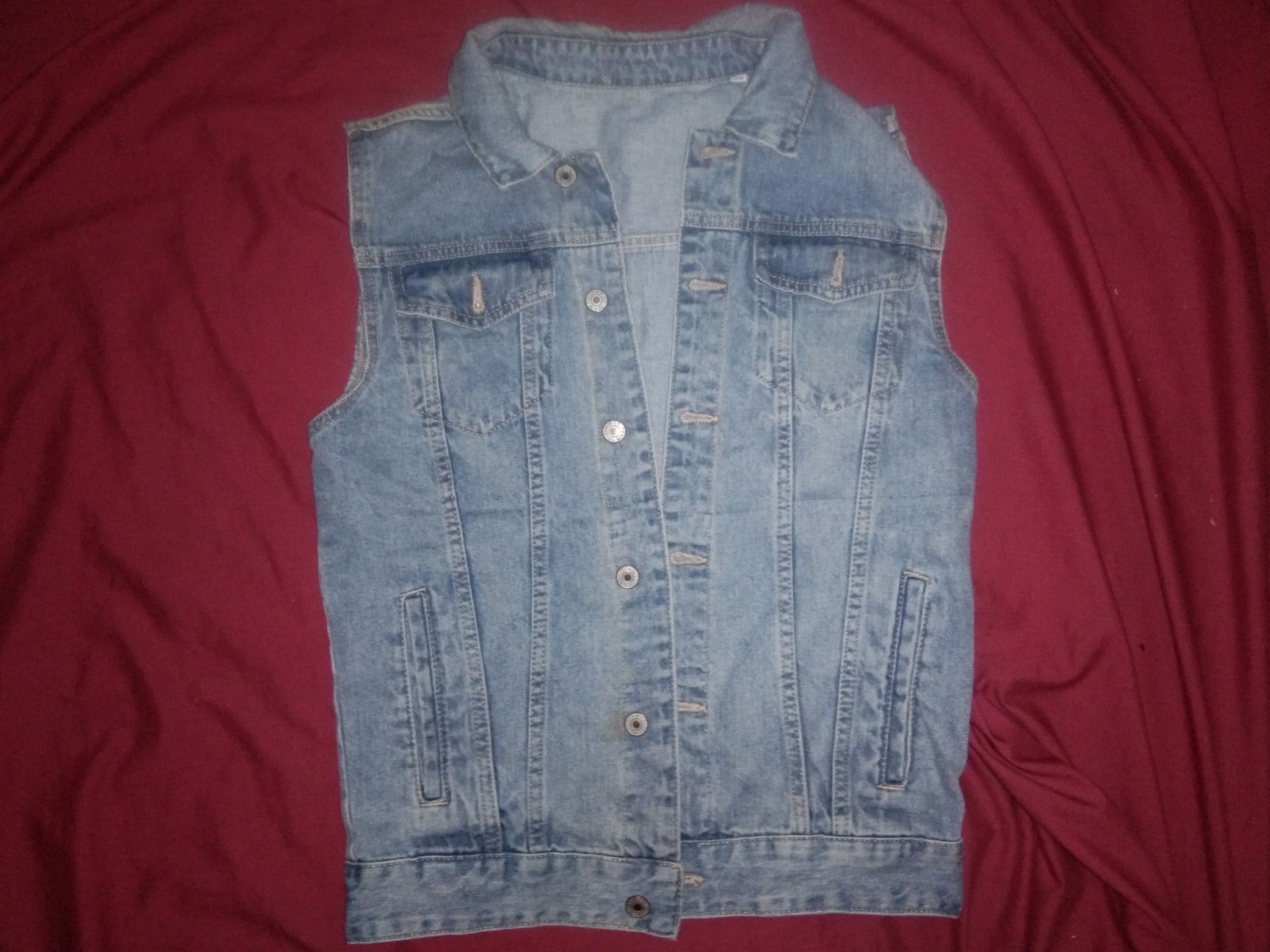 Stranger Things Denim Jacket sleeveless Netflix scifi movie - 2