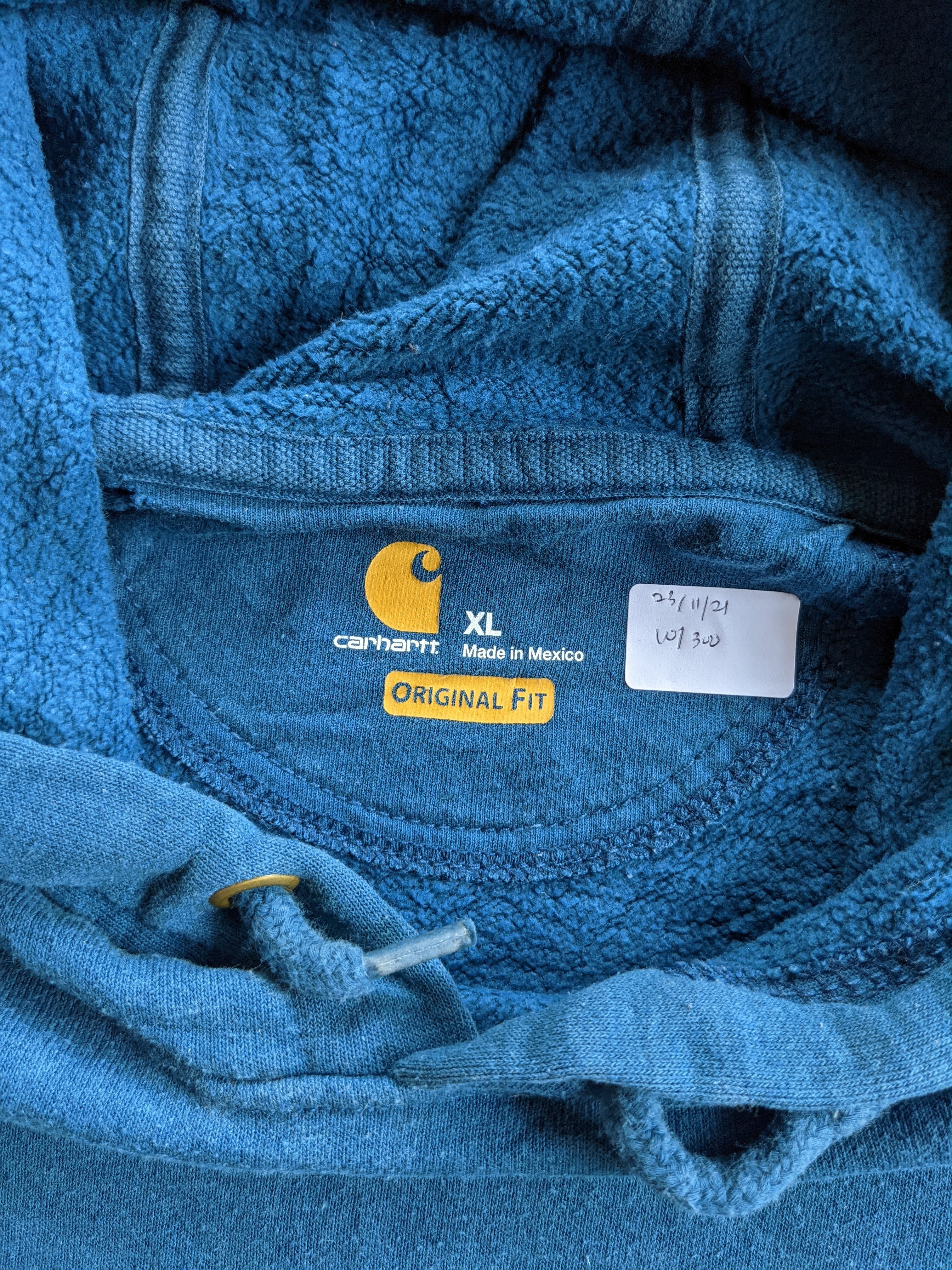 Vintage Carhartt spell out sleeve hoodie - 2