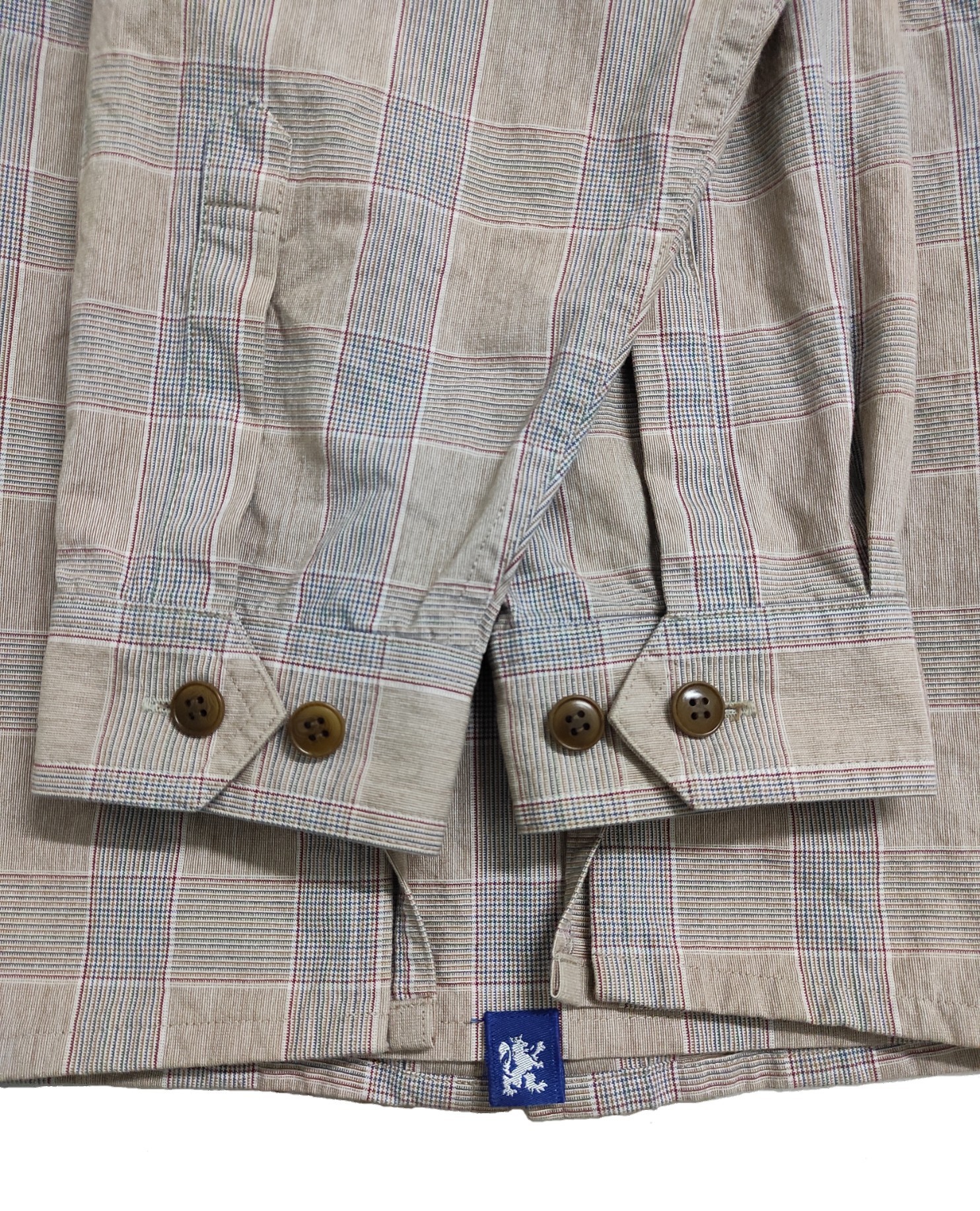 Harrington gingham check plaid Jacket - 8
