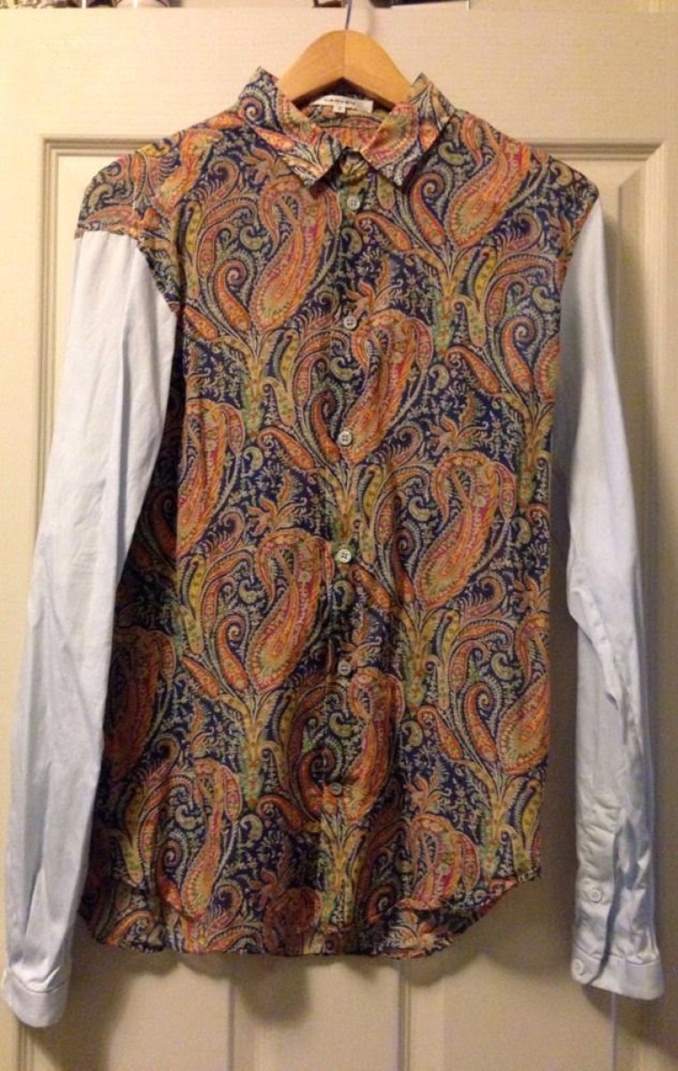 Carven - Paisley Floral Pattern Festival Summer Shirt Sz 2/46 - 3