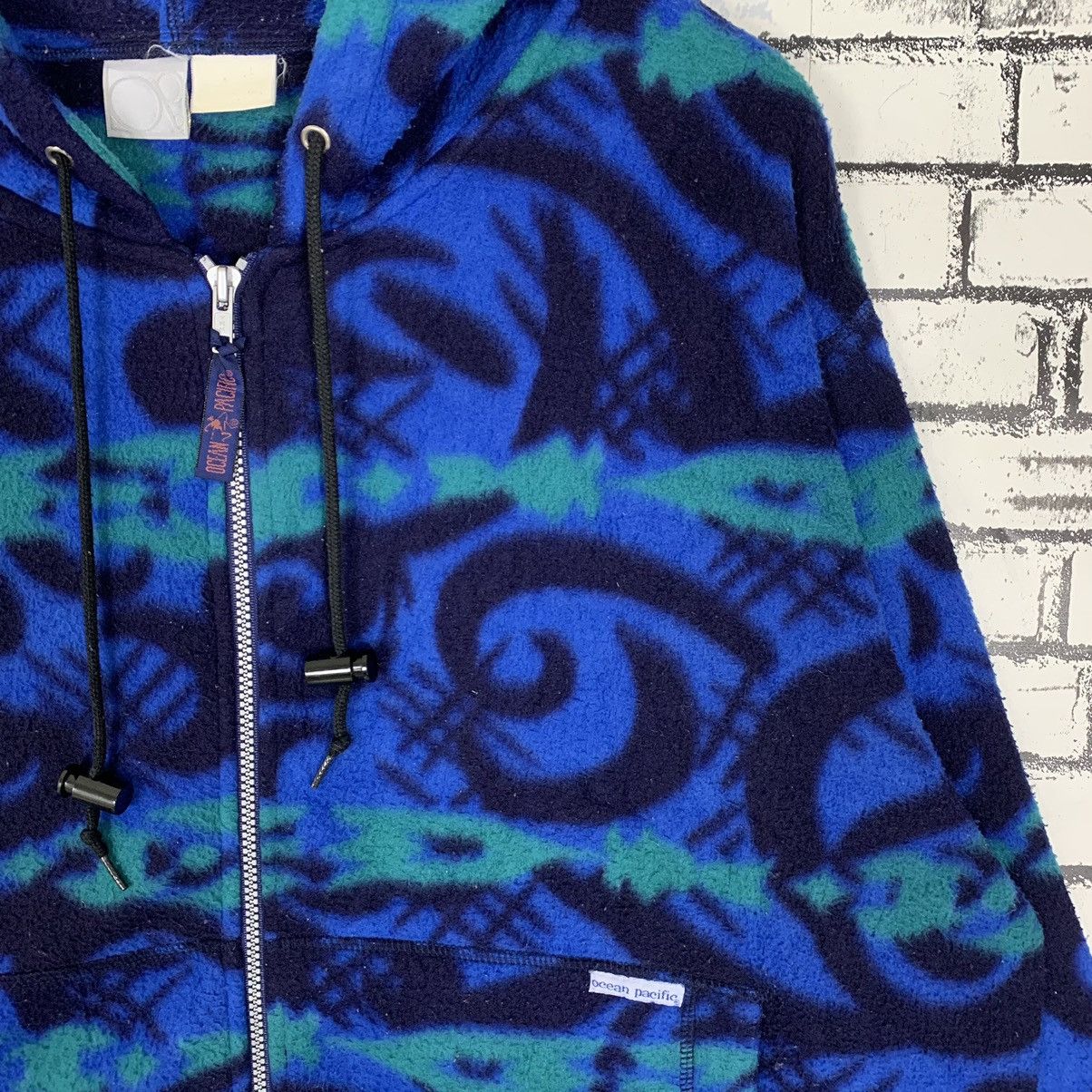 Vintage - Ocean Pacific Fleece Hoodie Sweater - 4