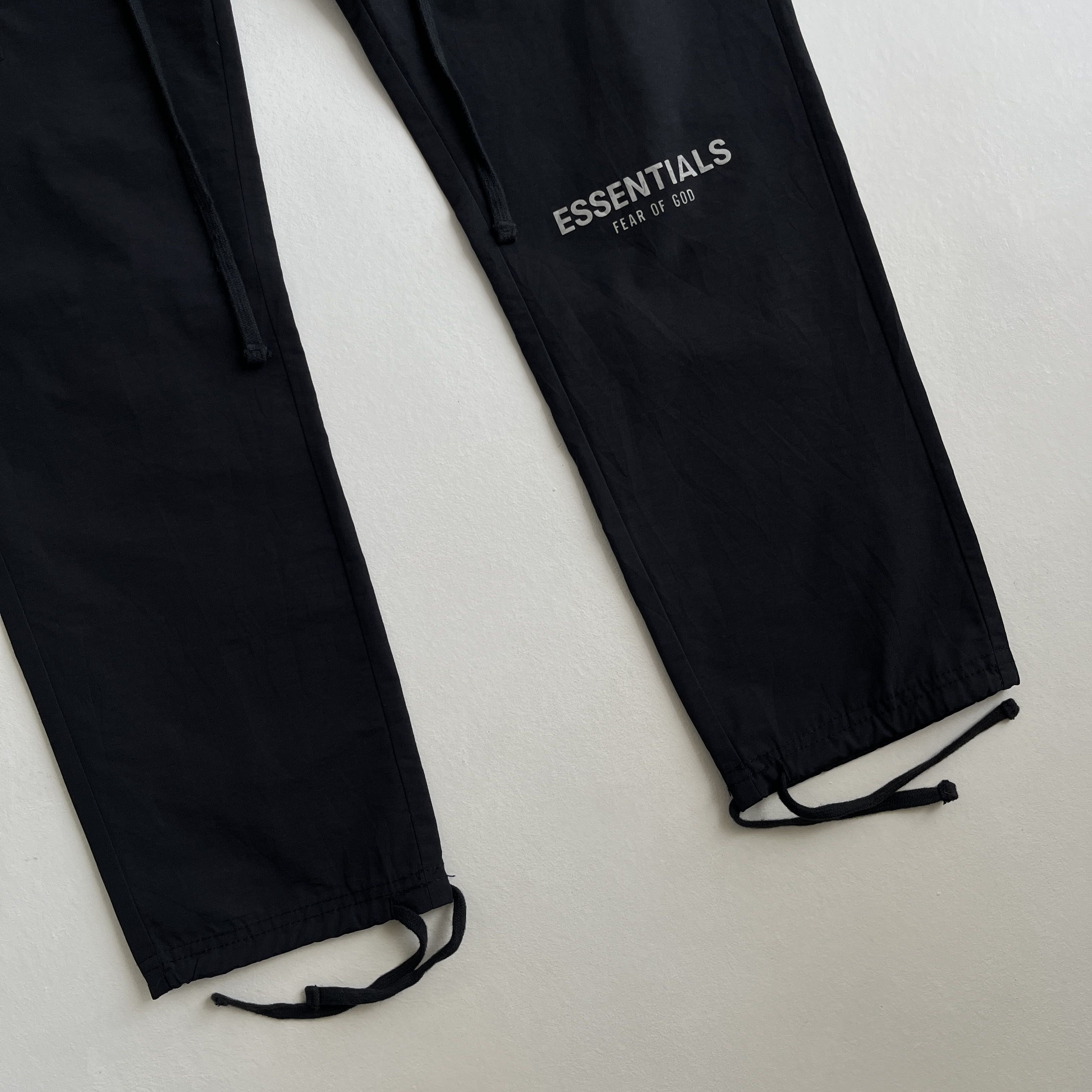 Fear of God Essentials Nylon Track Pants Black - 2