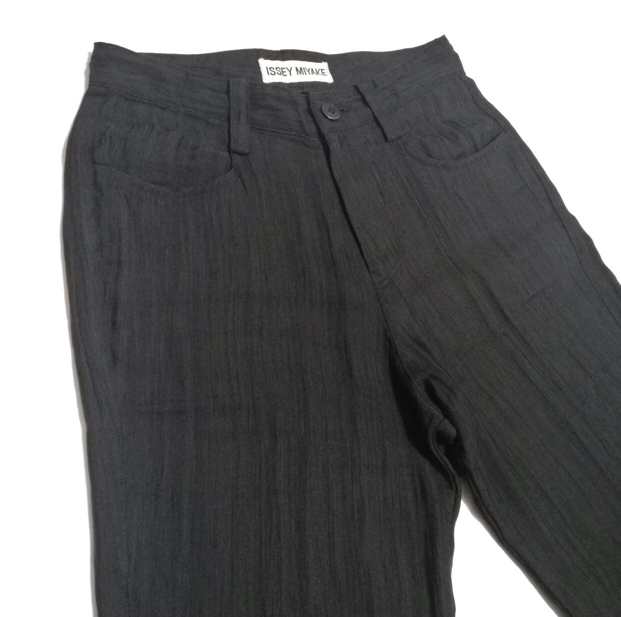 🔥Vintage Issey miyake wrinkles trousers slack black - 3