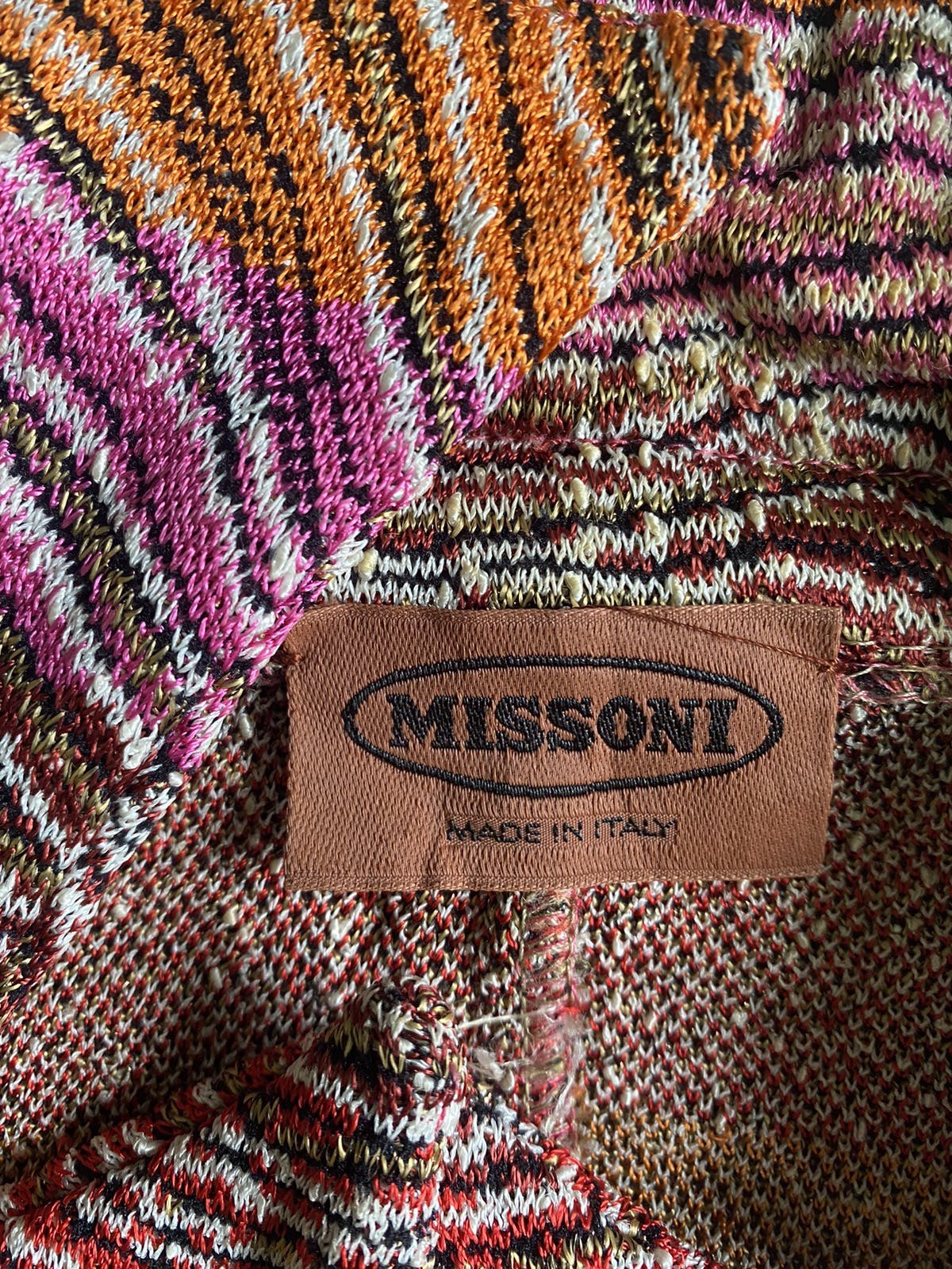 Vintage Missoni fringe knitted Jacket - 6