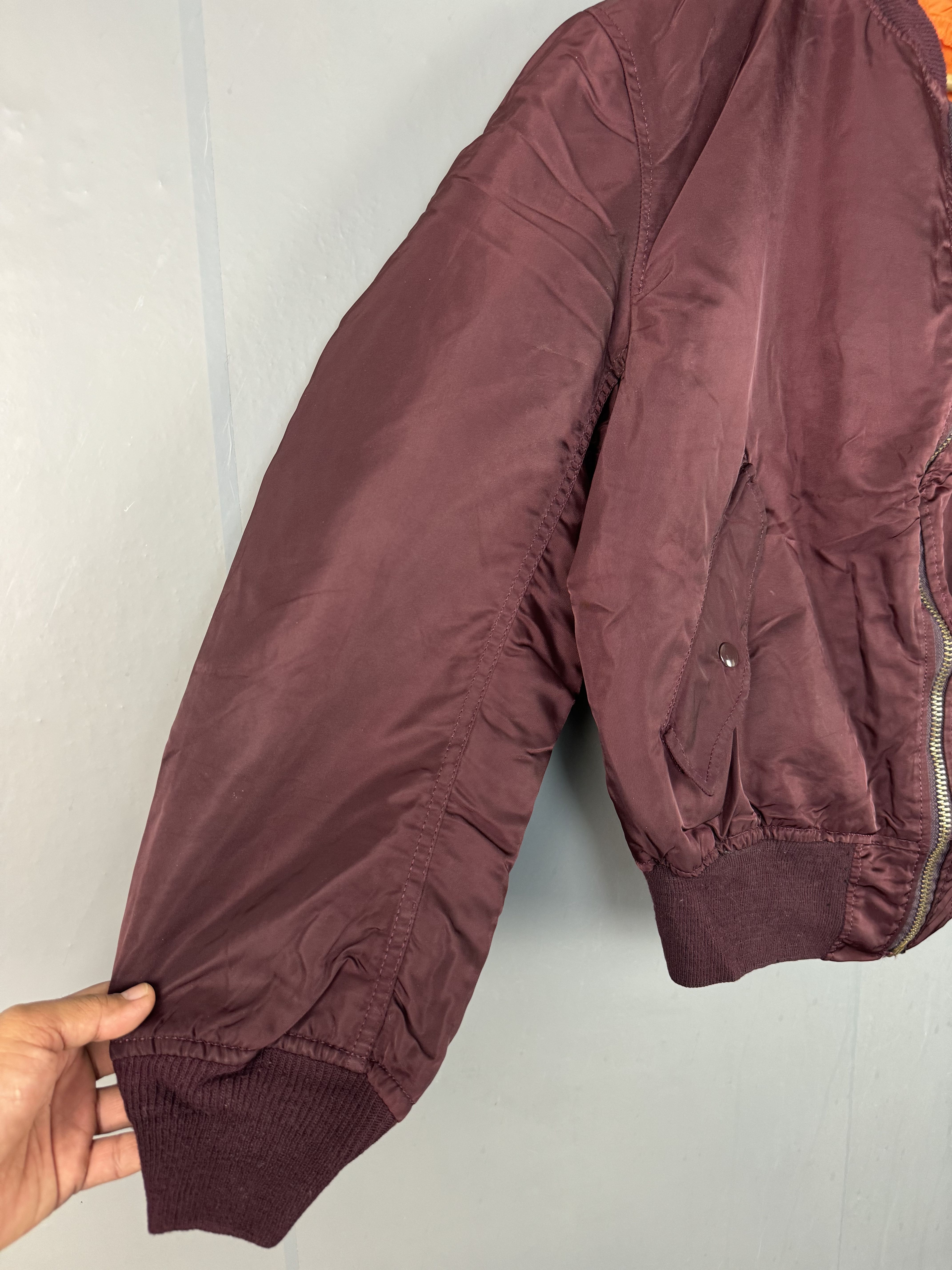 ALPHA INDUSTRIES USAF MILITARY STYLE BOMBER JACKET - 6