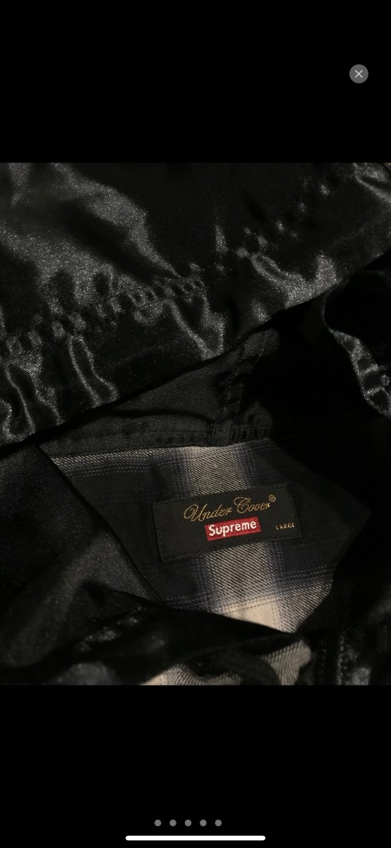 Supreme x Undercover Black Satin Bear Flannel - 6