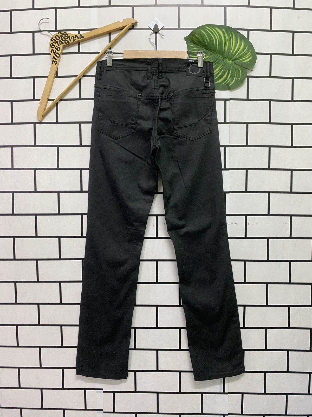 EMPYRE Black Waxed Pants - 2