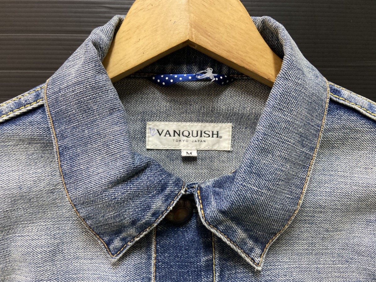 Vanquish - Vintage 90's Vanquish Punk Trucker Denim Jacket Made Japan - 7