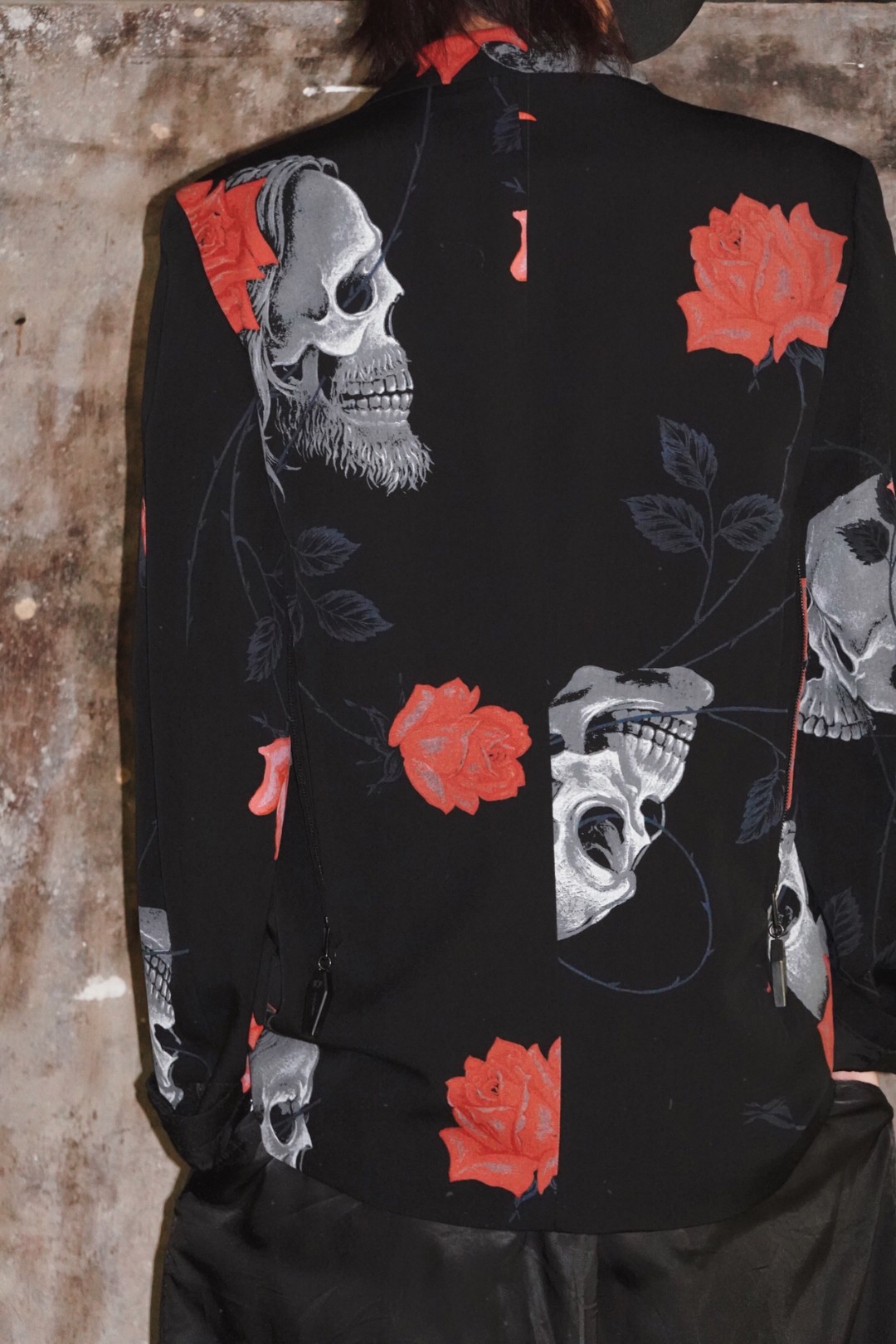 Yohji Yamamoto 18ss skull rose suit jacket - 8