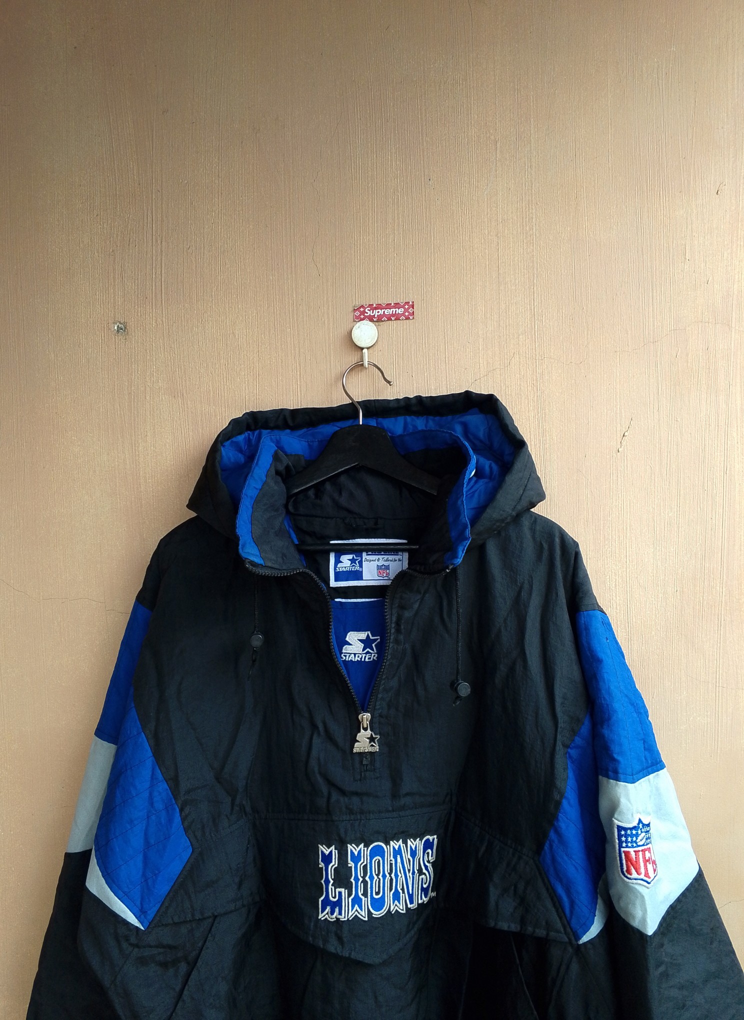 90s Vintage Detroit Lions Starter Anorak jacket - 13
