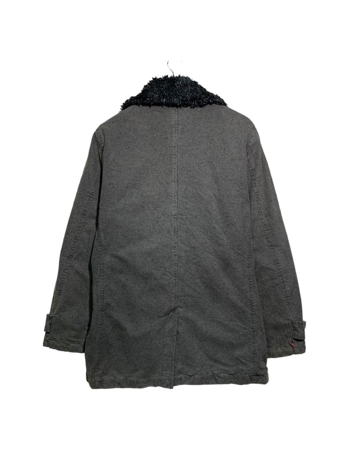 🔥LEVIS GREY MOLESKIN SHERPA JACKETS - 5