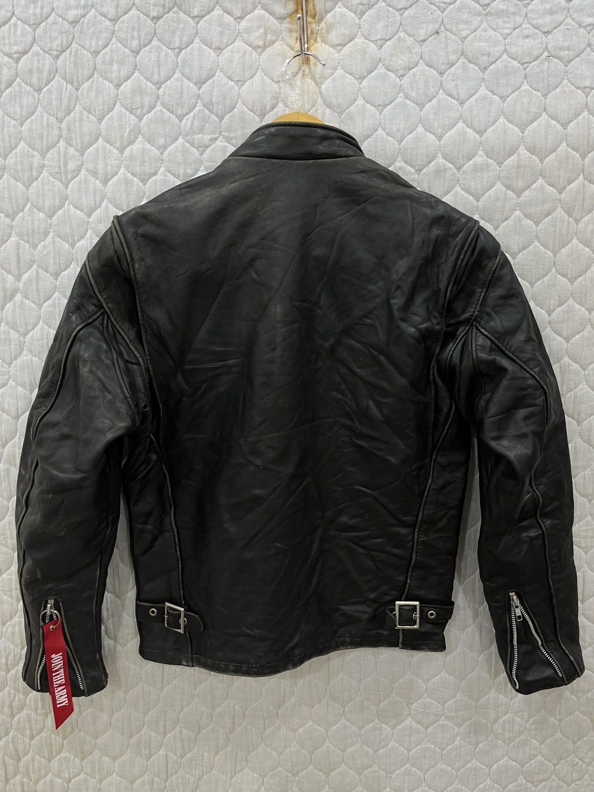 (Ttt). SCHOTT LEATHER RIDER JACKET - 4