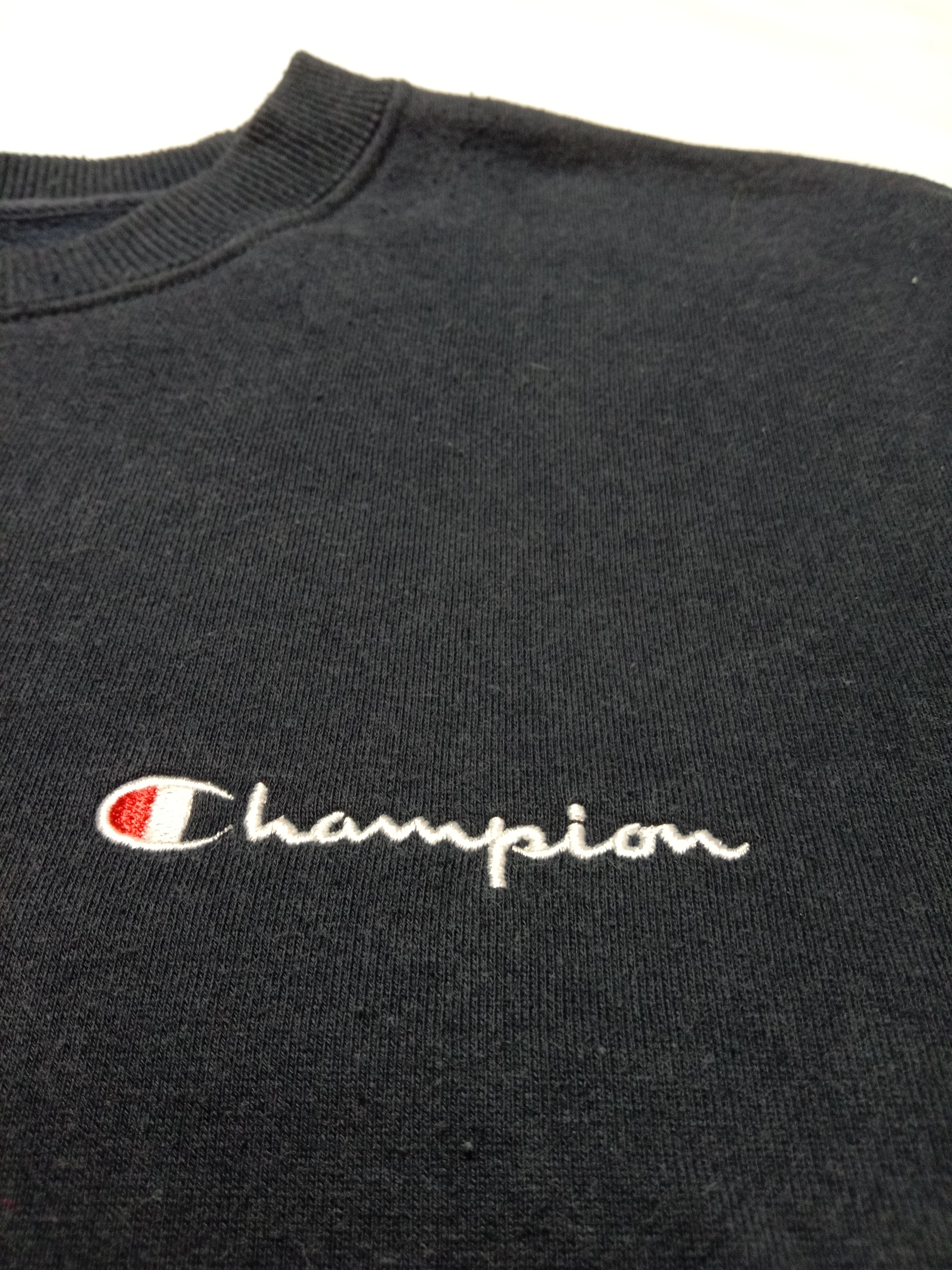 Vintage - Champion Usa Sweatshirt Embroidery Logo Dark Blue - 2