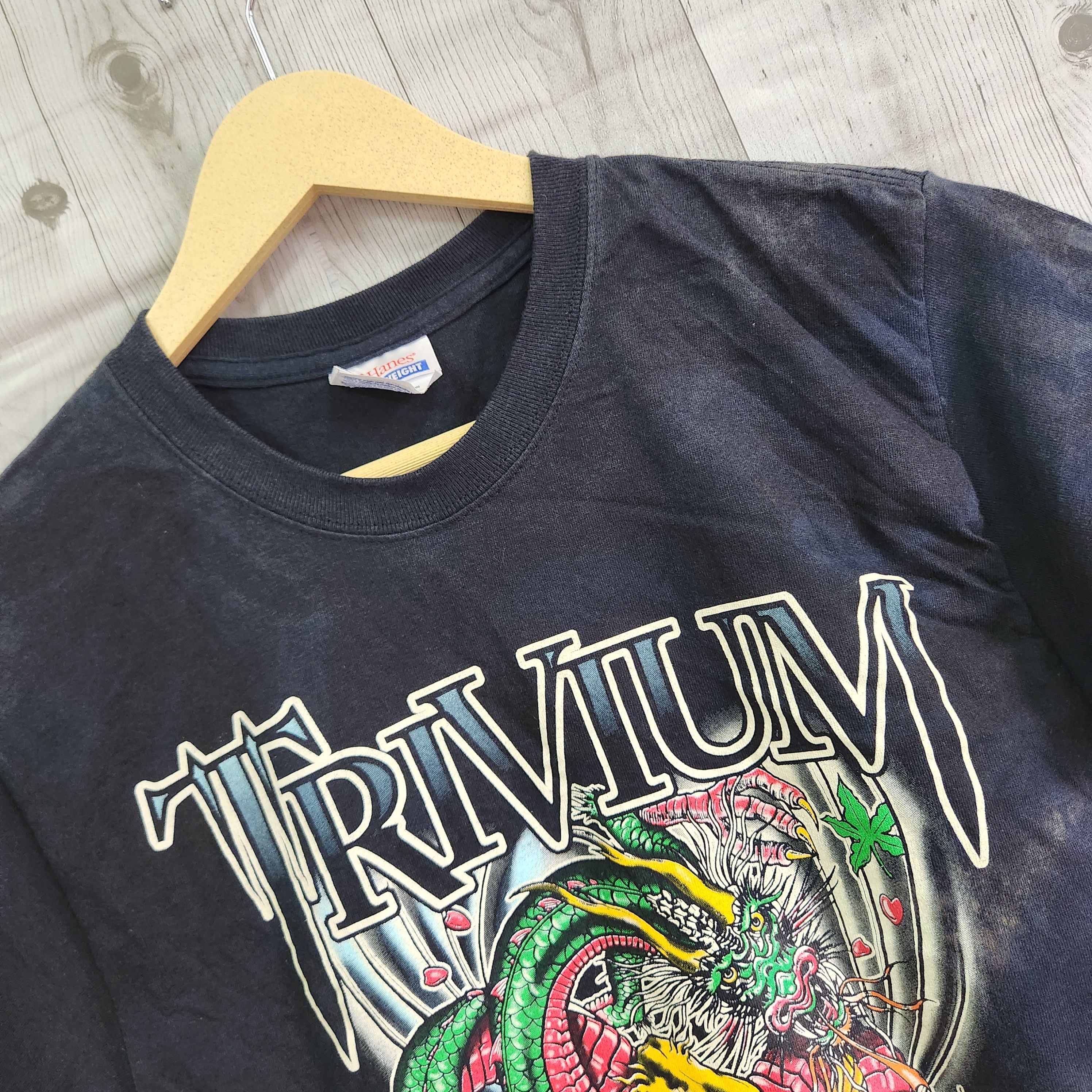 Vintage Y2K Trivium Band Tees Becoming The Dragon - 18