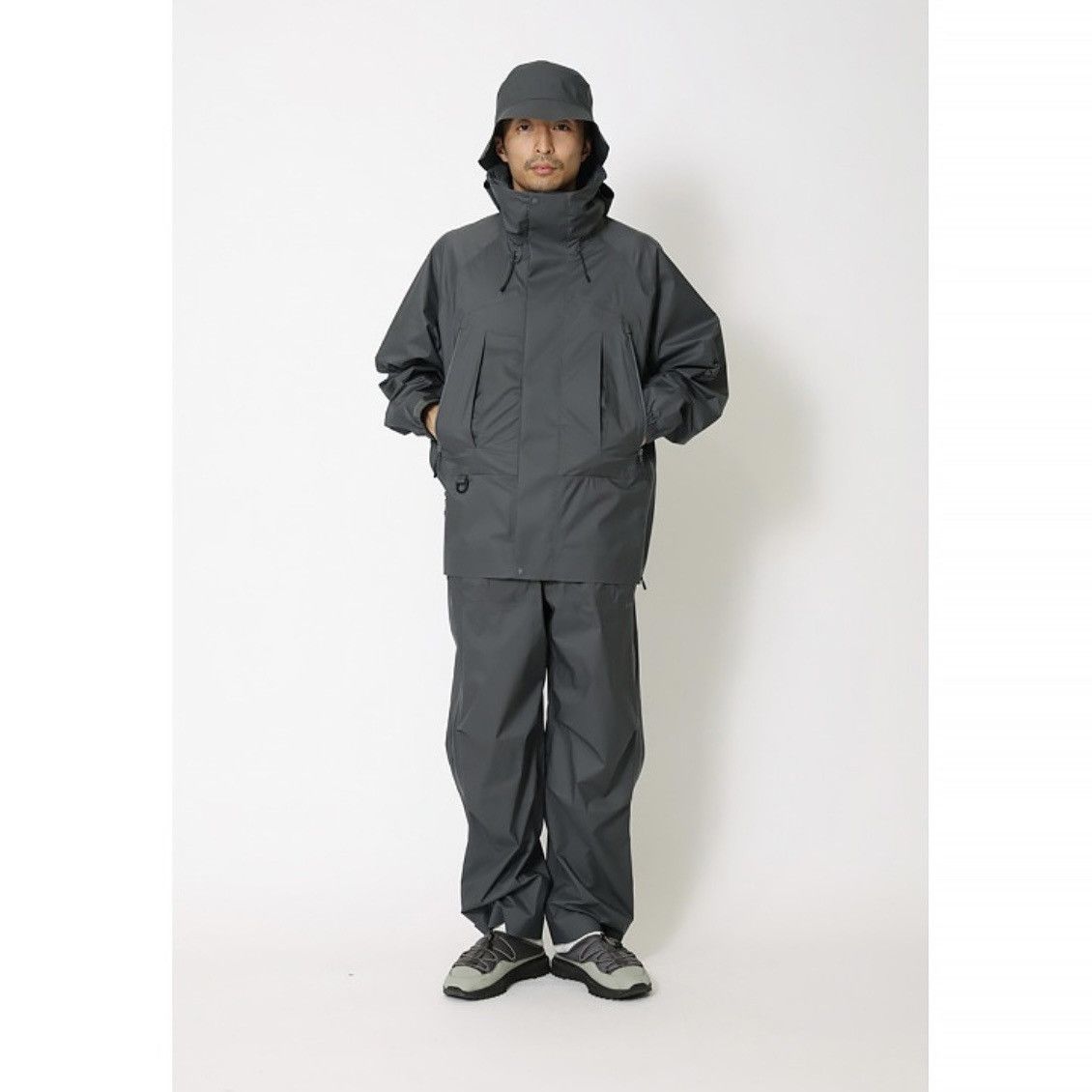 SS22 2.5 L layer rain jacket nylon waterproof full zip - 6