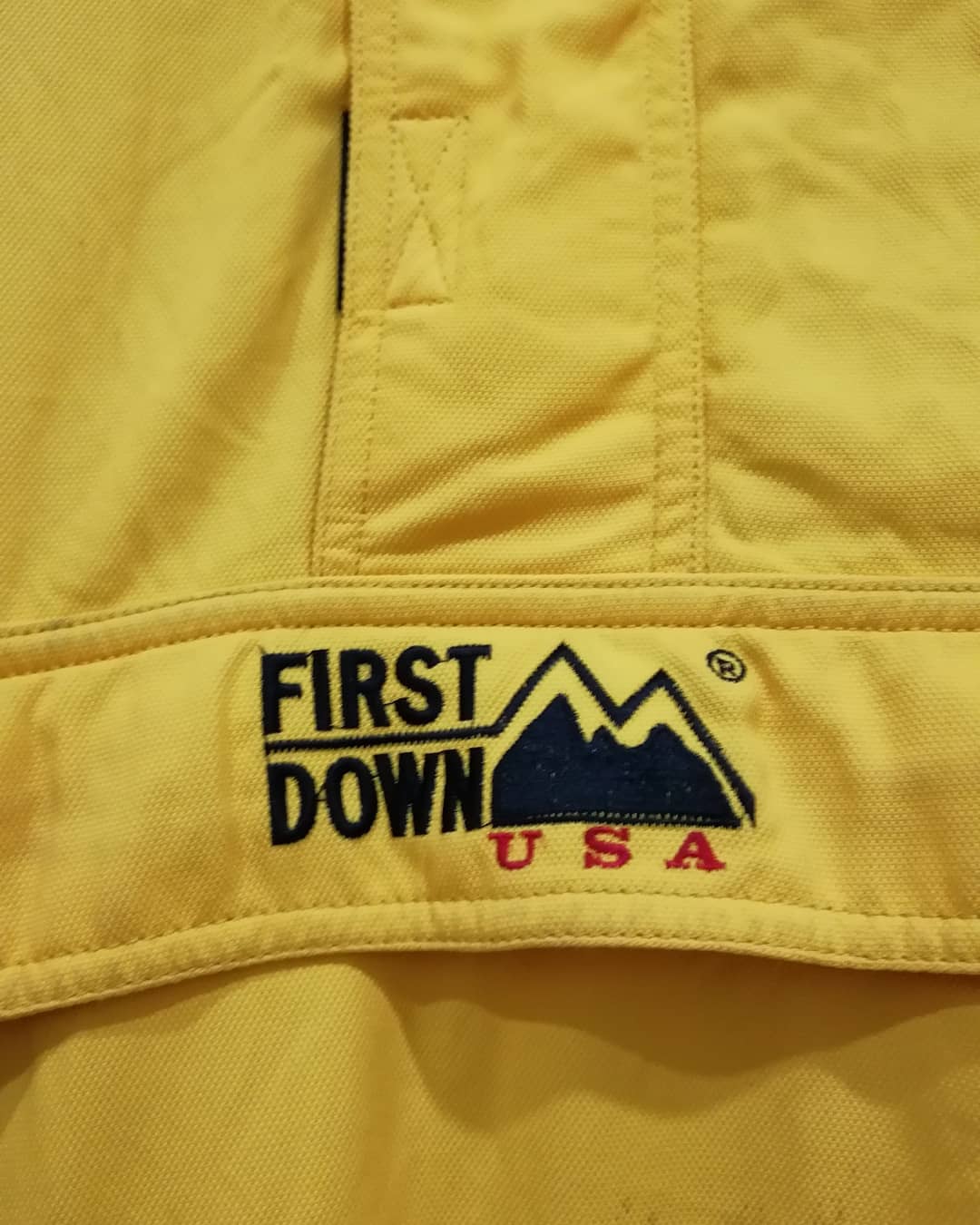 Vintage - Vintage Yellow First Down Pull Over/ Windbreaker - 5