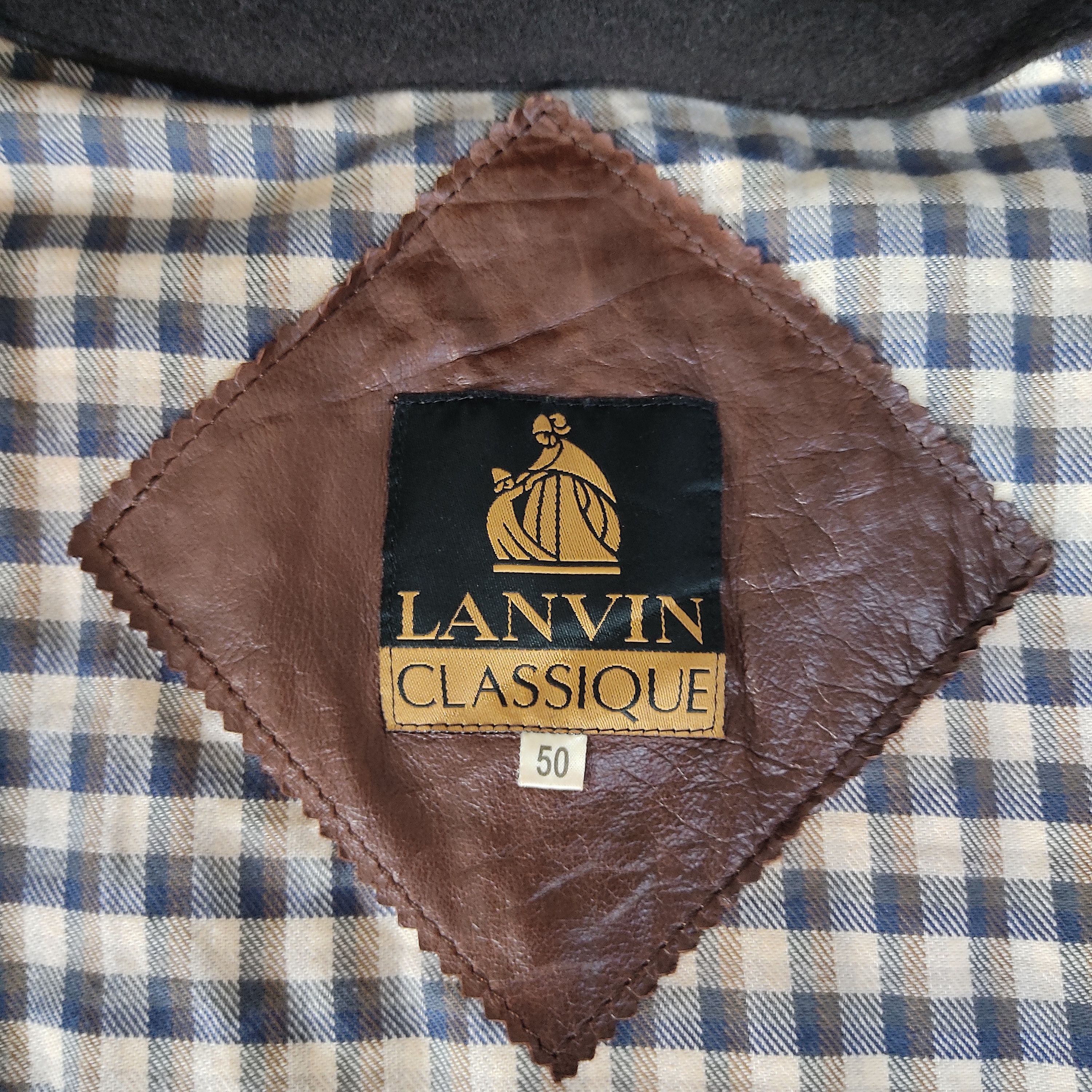 Lanvin Classique Leather Long Jacket - 8