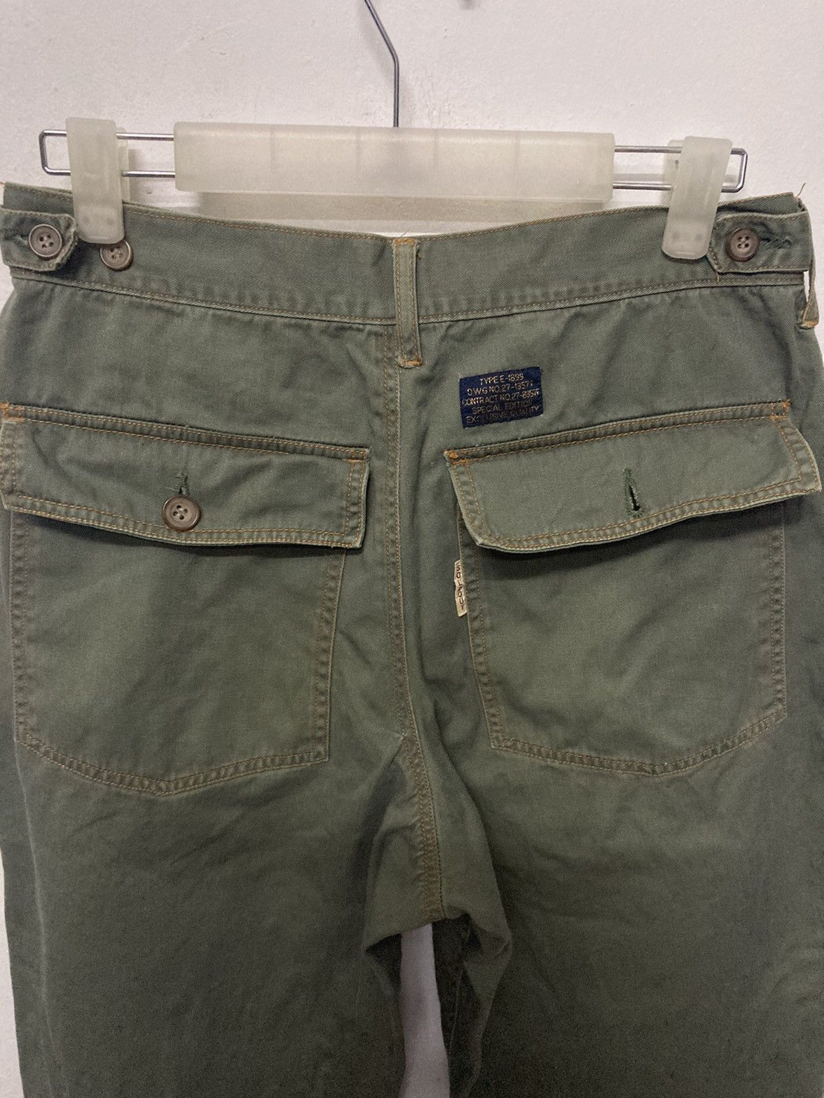 Vintage Soldout Japanese Brand Large Pocket Army Style Pants - 10