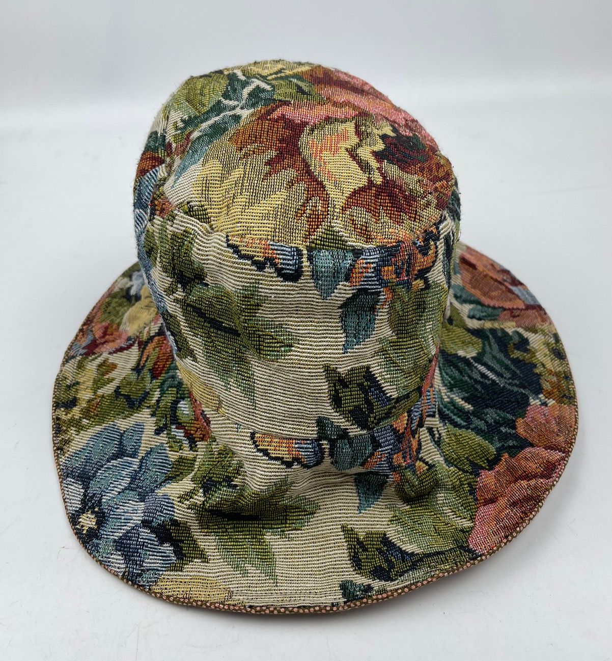 custom made colourful floral hat tc4 - 3