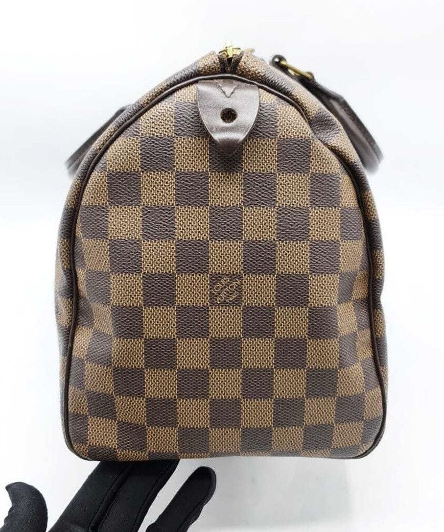 Authentic Louis Vuitton Damier Ebene Speedy 35 - 6